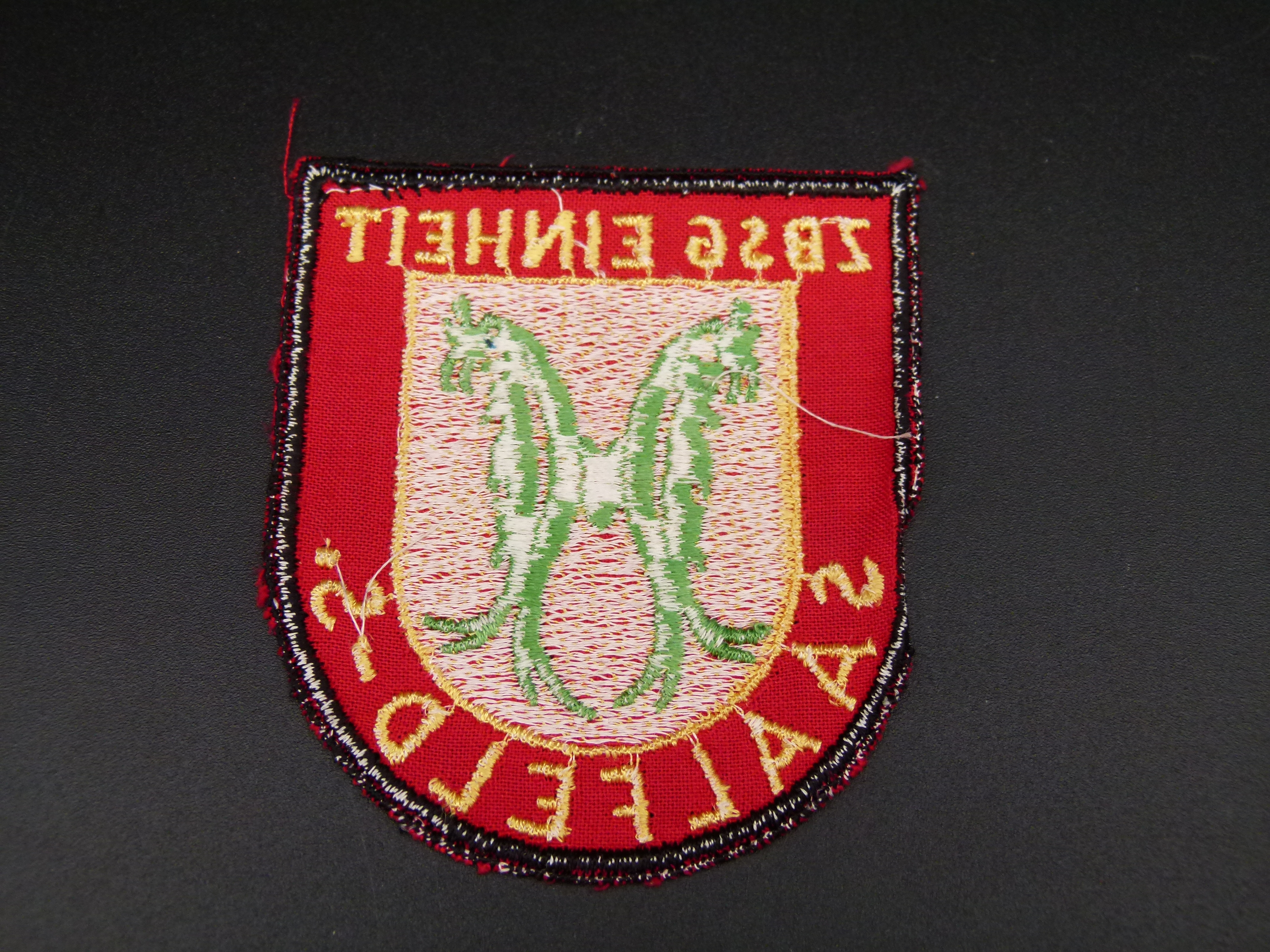 Trikott Aufnaeher DDR ZBSG Einheit Saalfeld