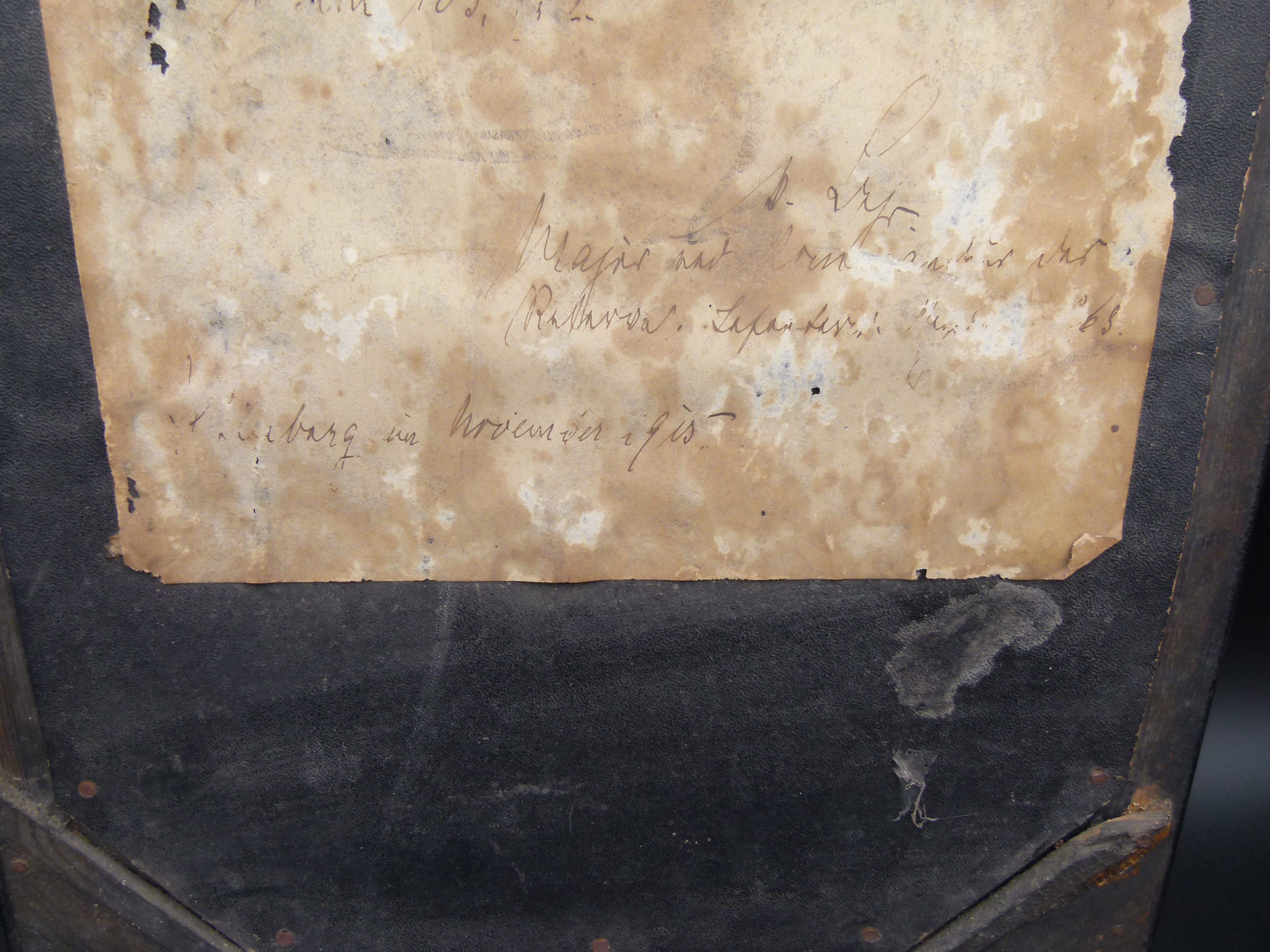 Relief Kaiser Wilhelm Franz Joseph Treue um Treue