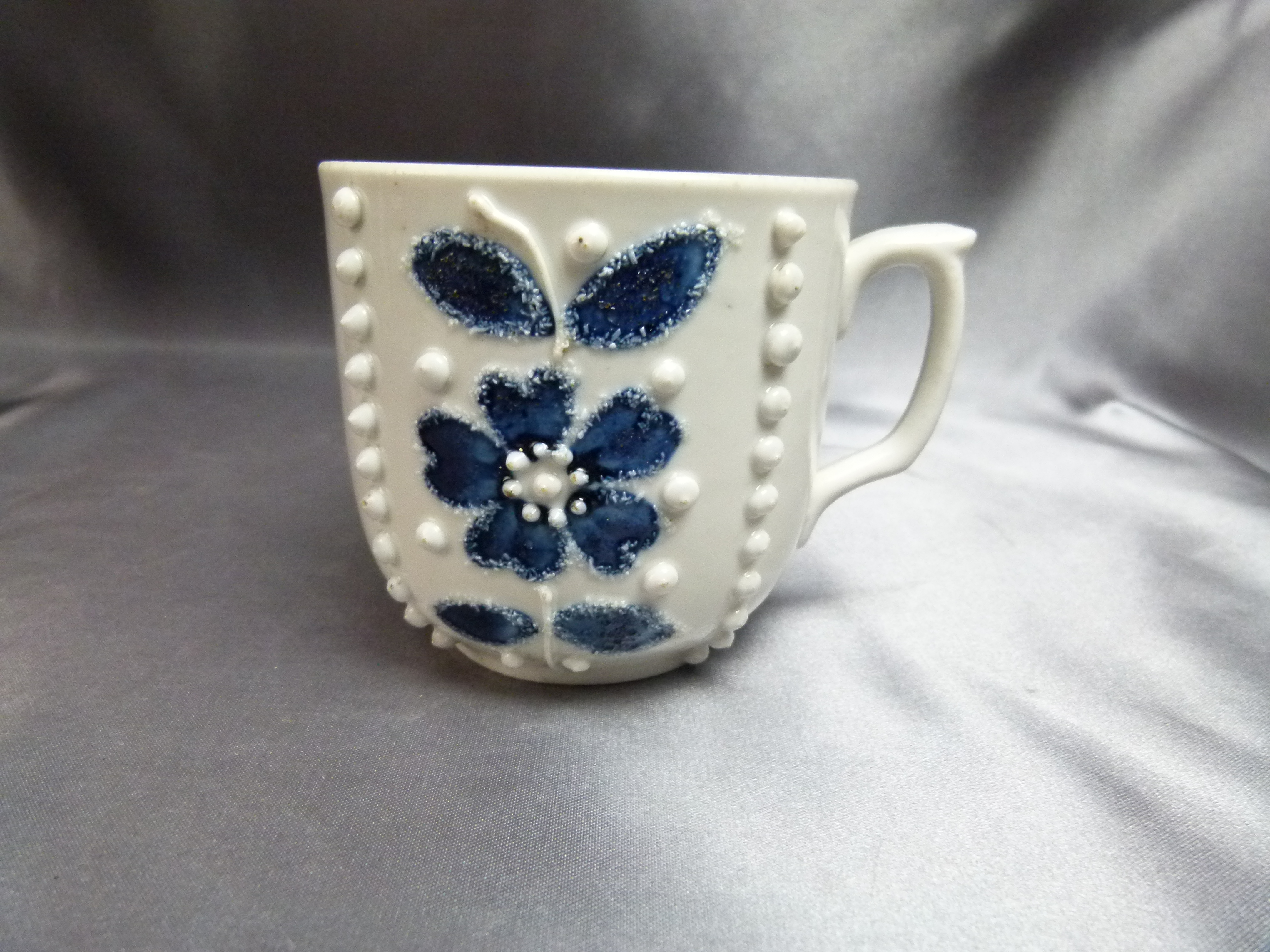 Antike Schnurbart Tasse