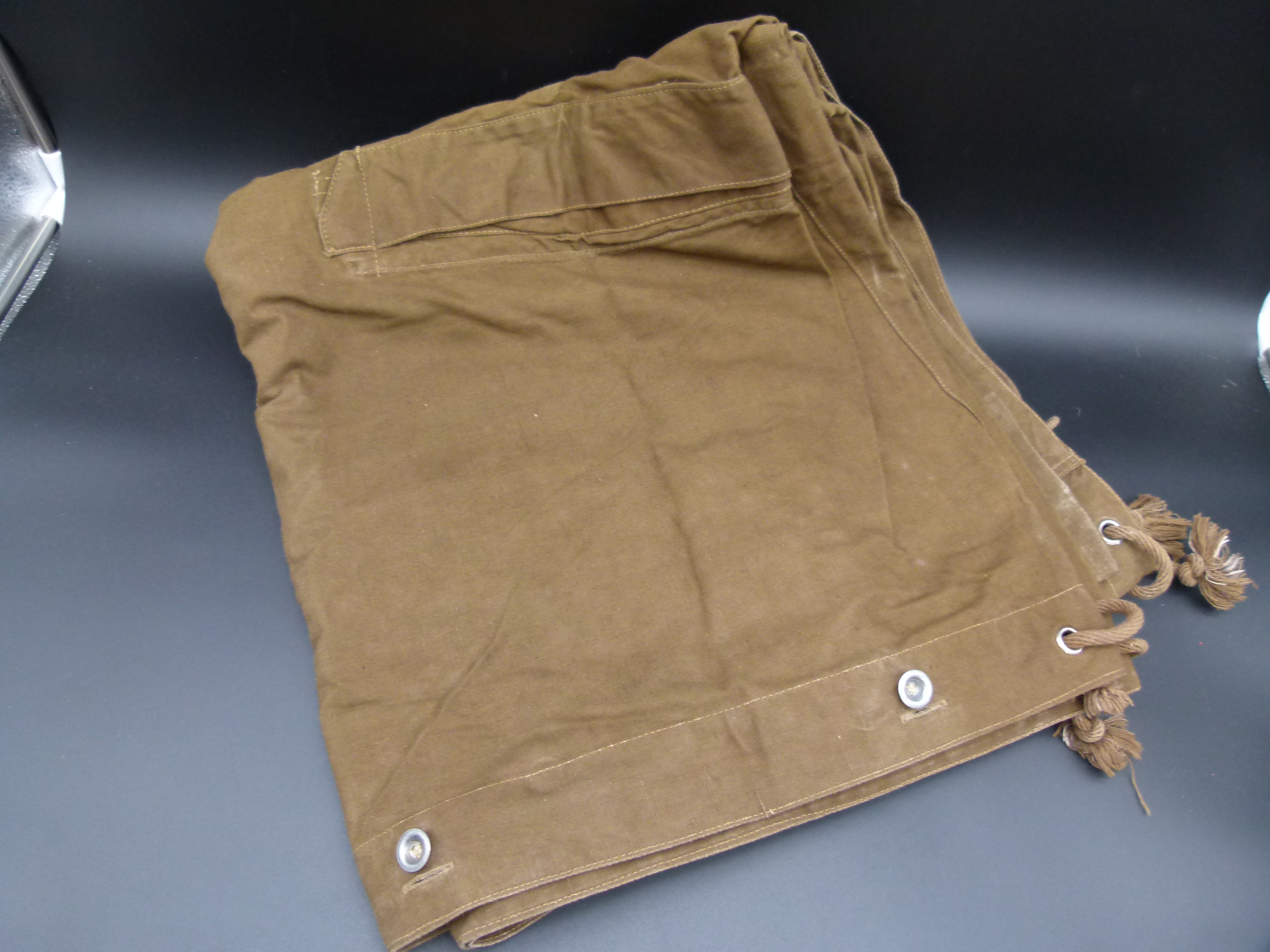 Fruehe MDI Zeltplane Khaki DGP 50er Jahre selten