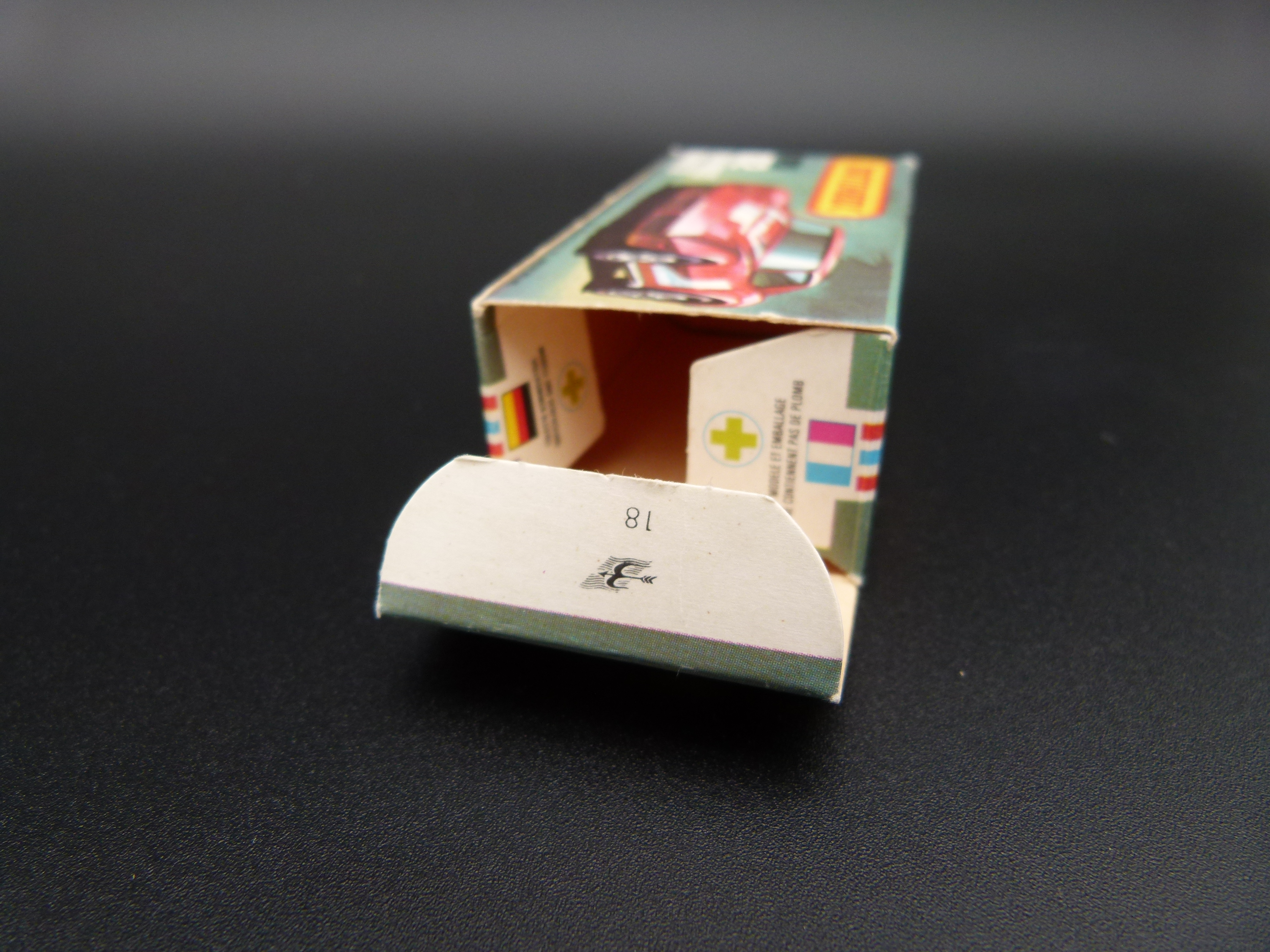  Original Karton Matchbox 62 Chevrolet Corvette 