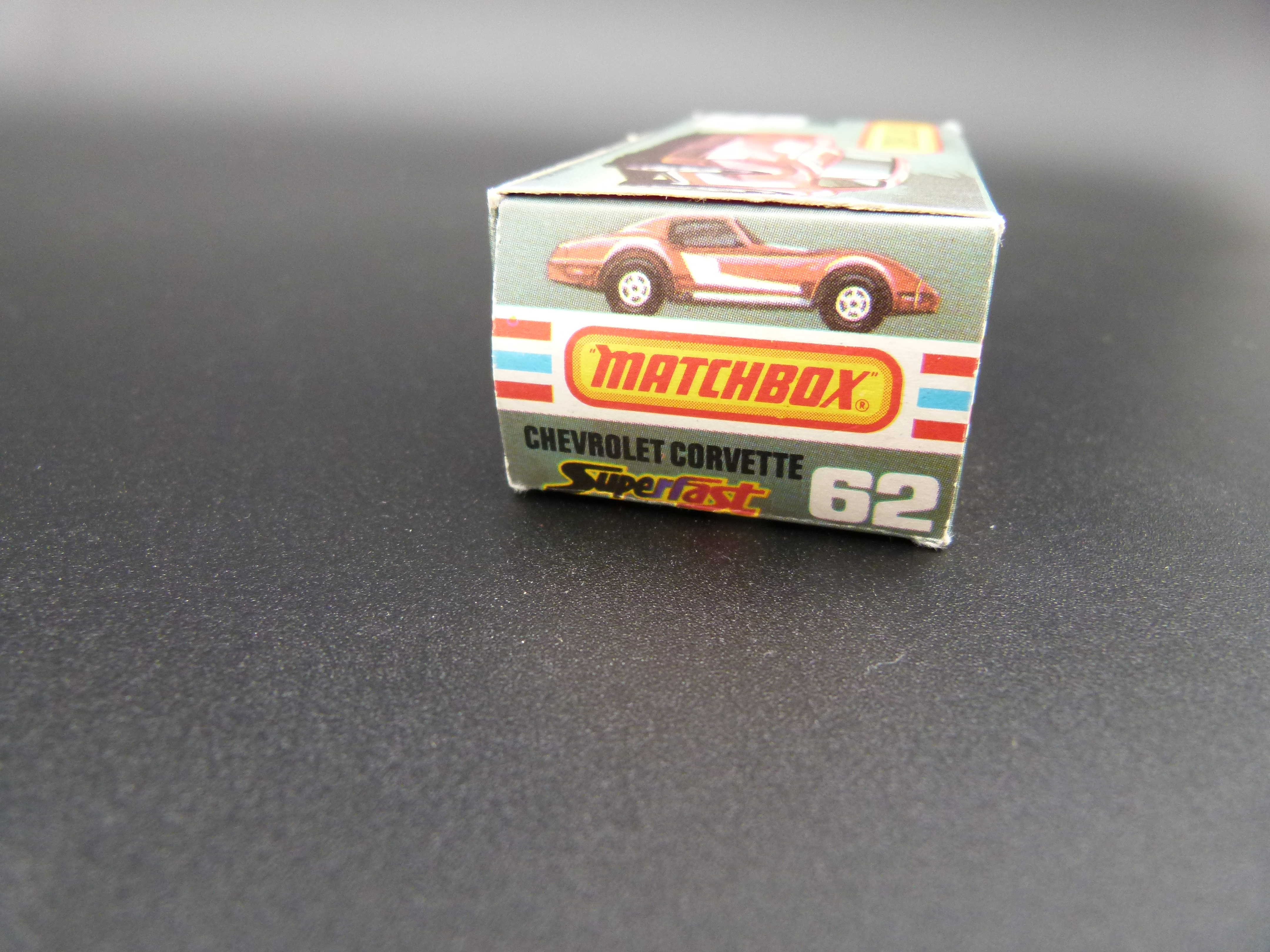  Original Karton Matchbox 62 Chevrolet Corvette 