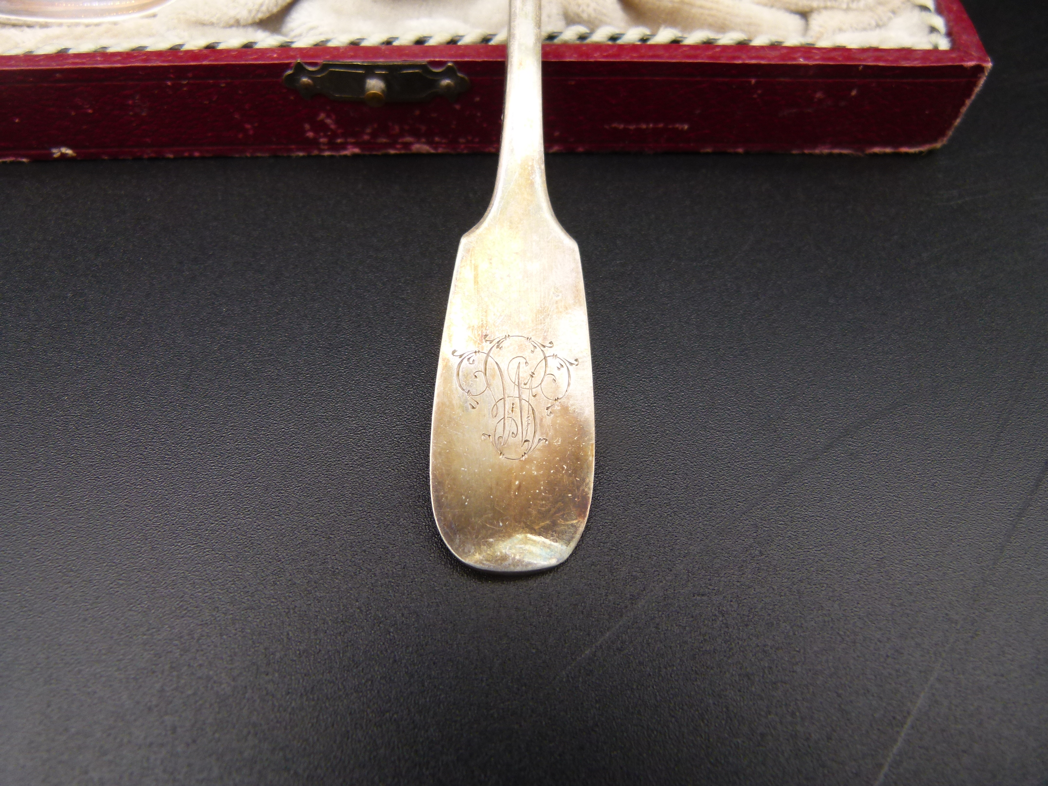 Antike 800 Silberoeffel 12 Stueck Metzel Halberstadt 