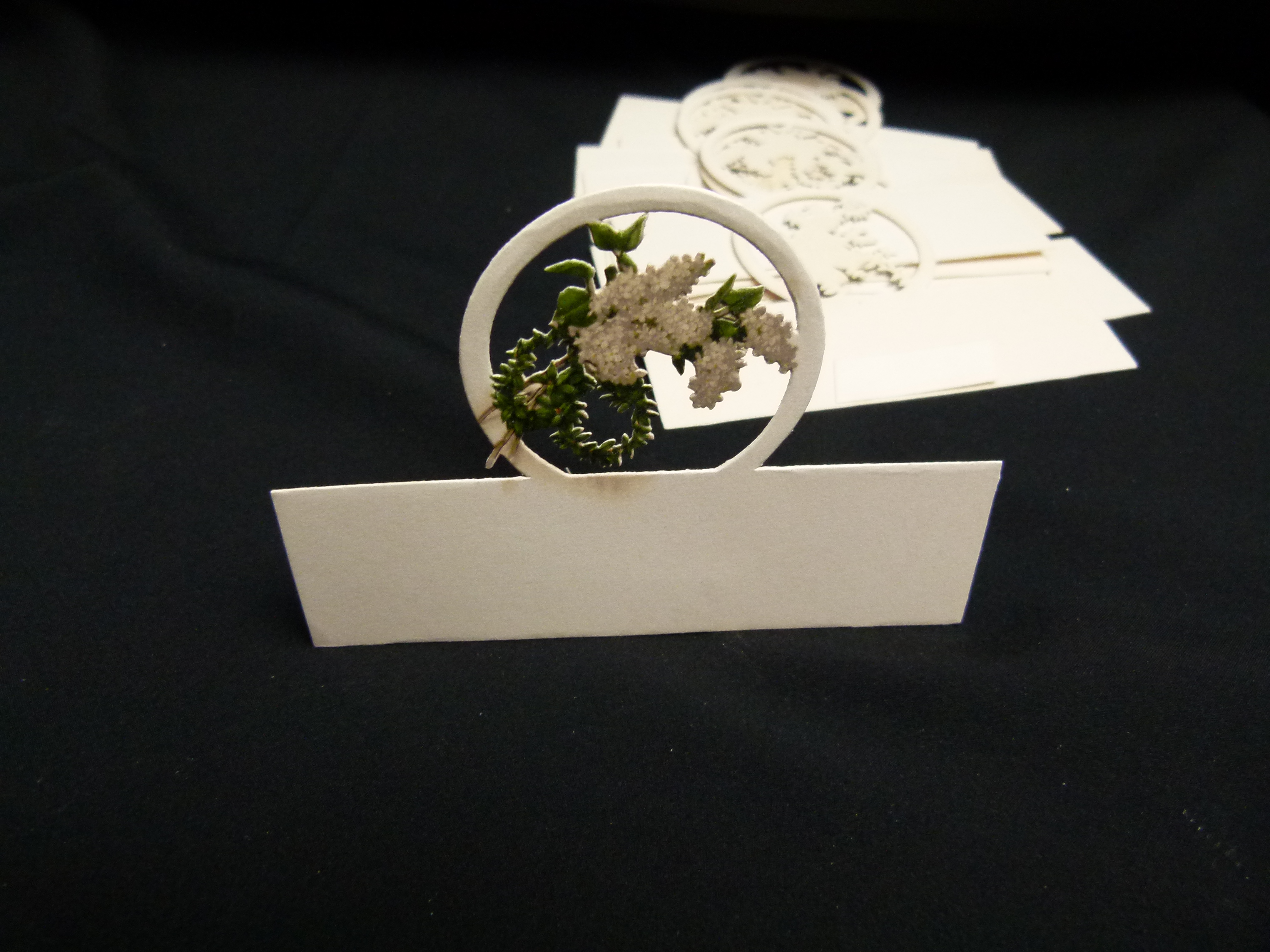 12 antike Papier Tischaufsteller Hochzeit Geburtstag