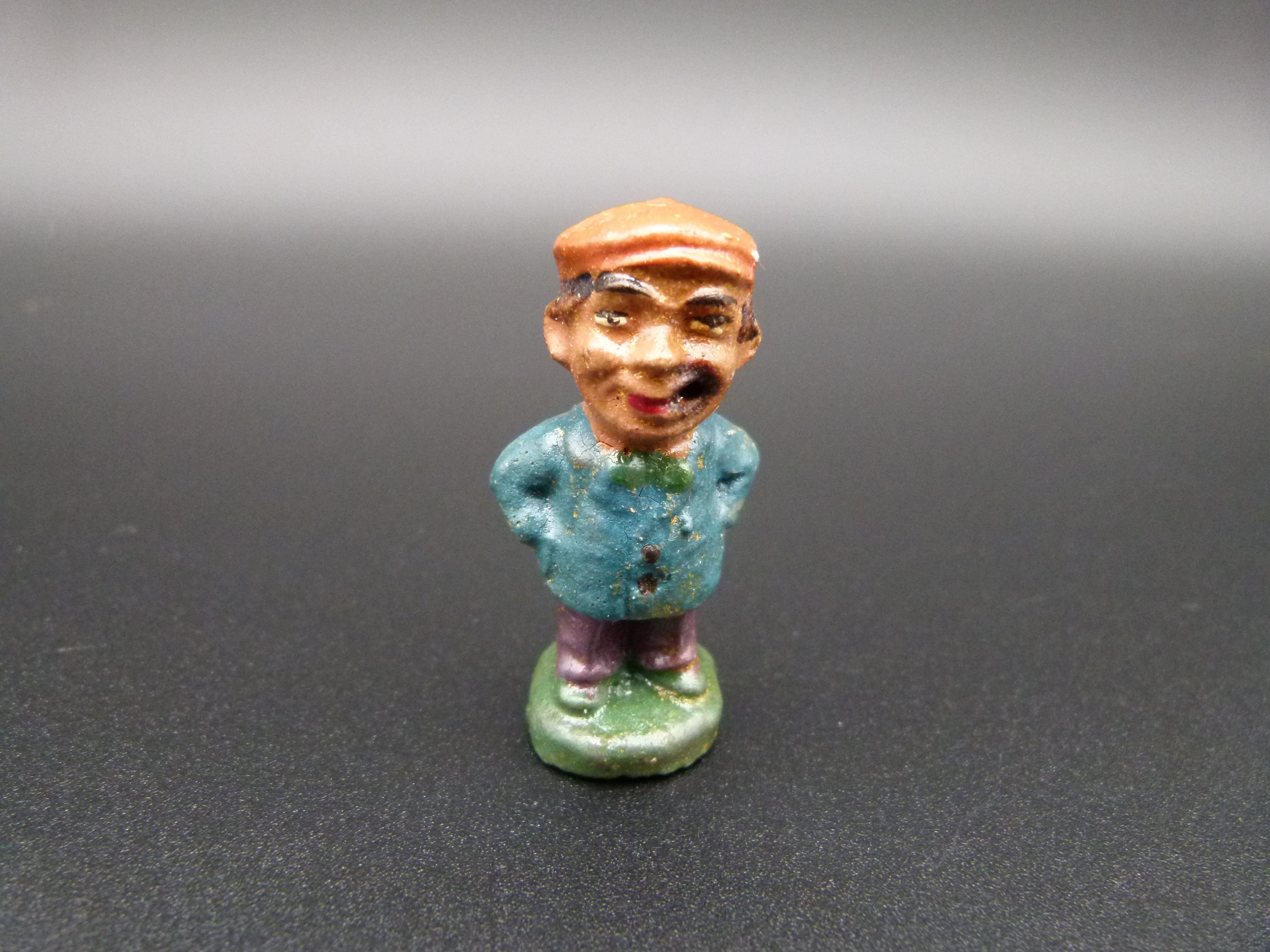 Raucher Jim Miniatur Masse Figur 30er Jahre 