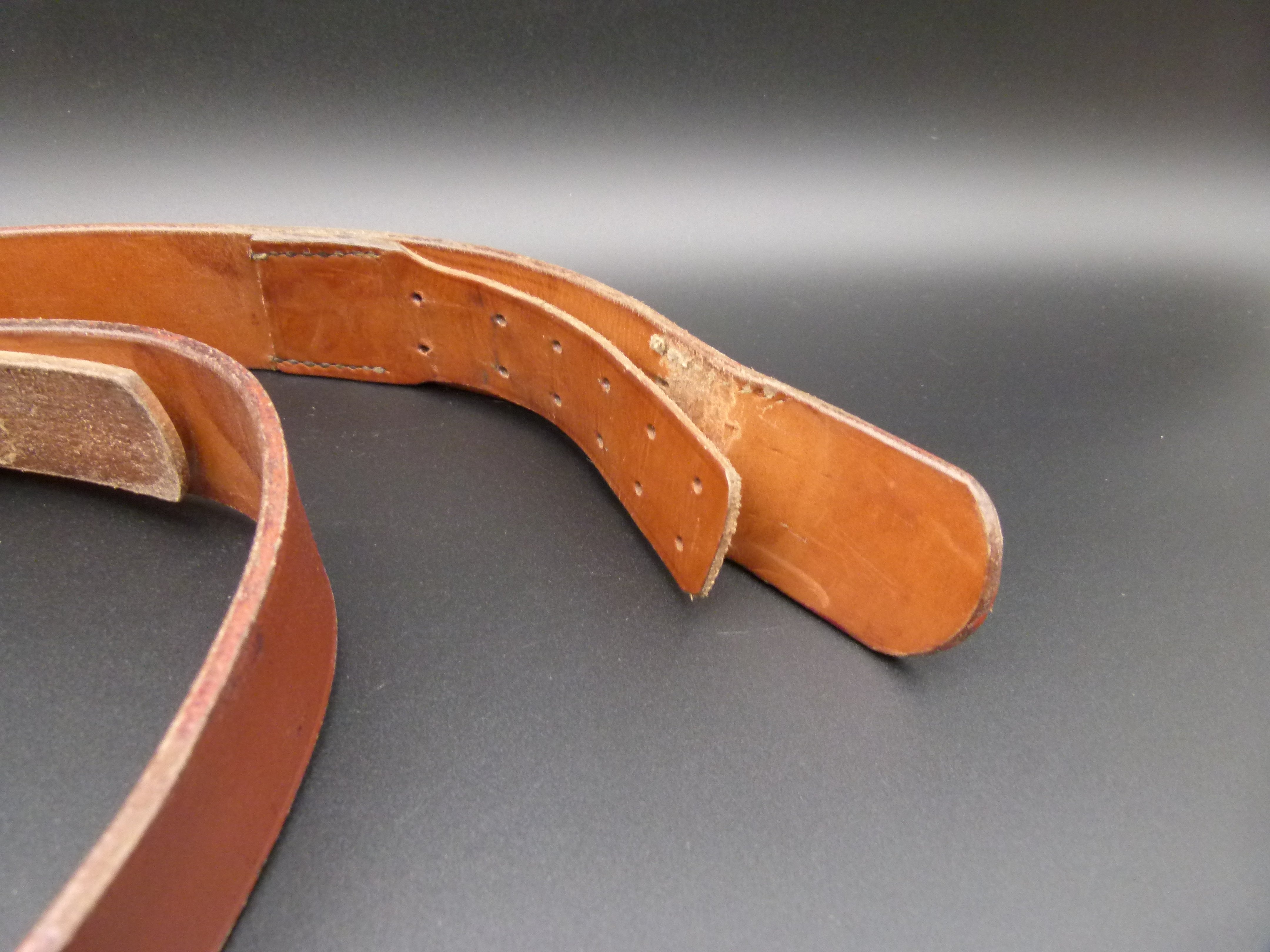 Luftwaffen Koppelriemen LBA Sonneberg gestempelt