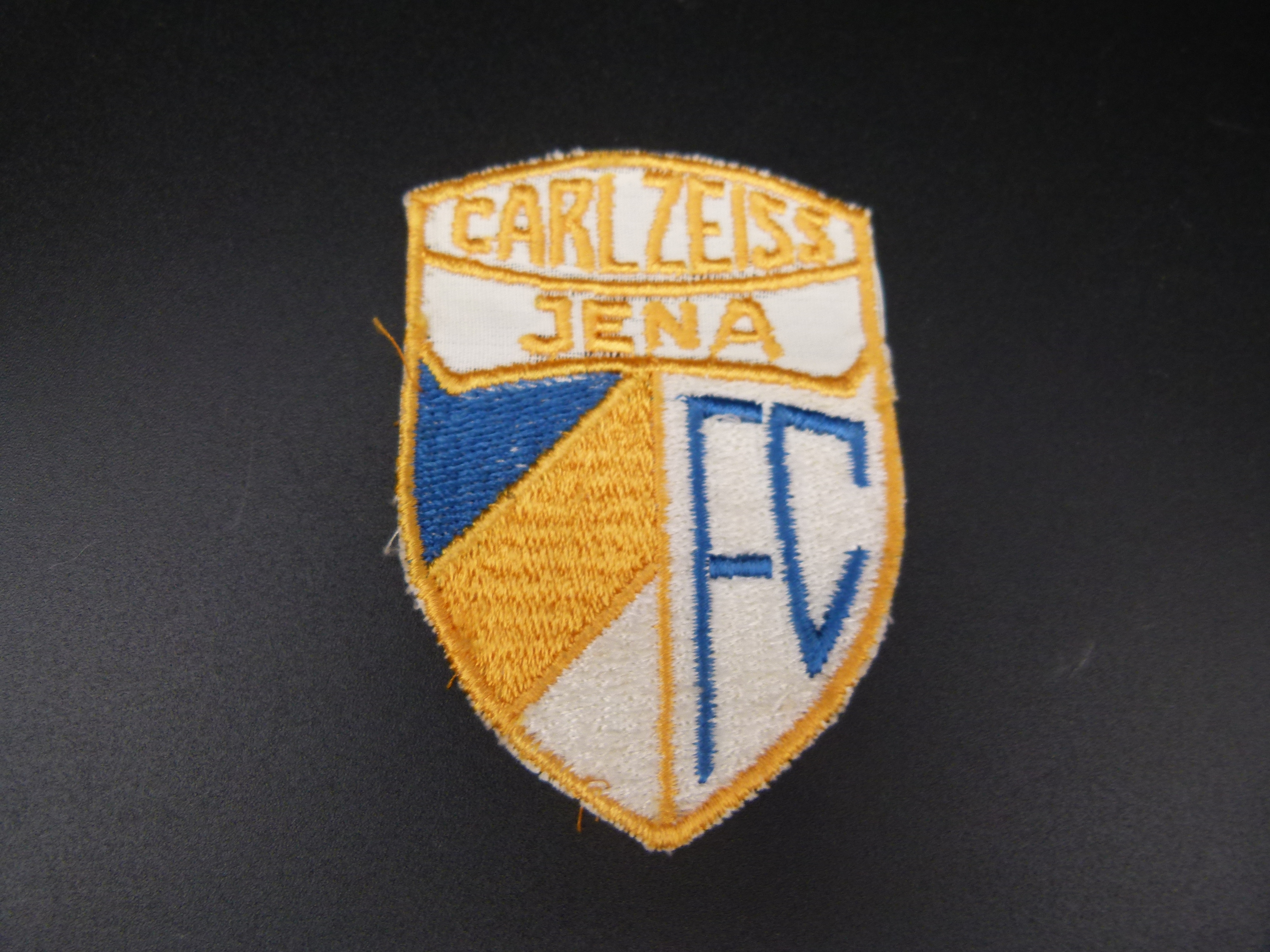 Trikot Aufnaeher DDR Oberliga FC Carl Zeiss Jena