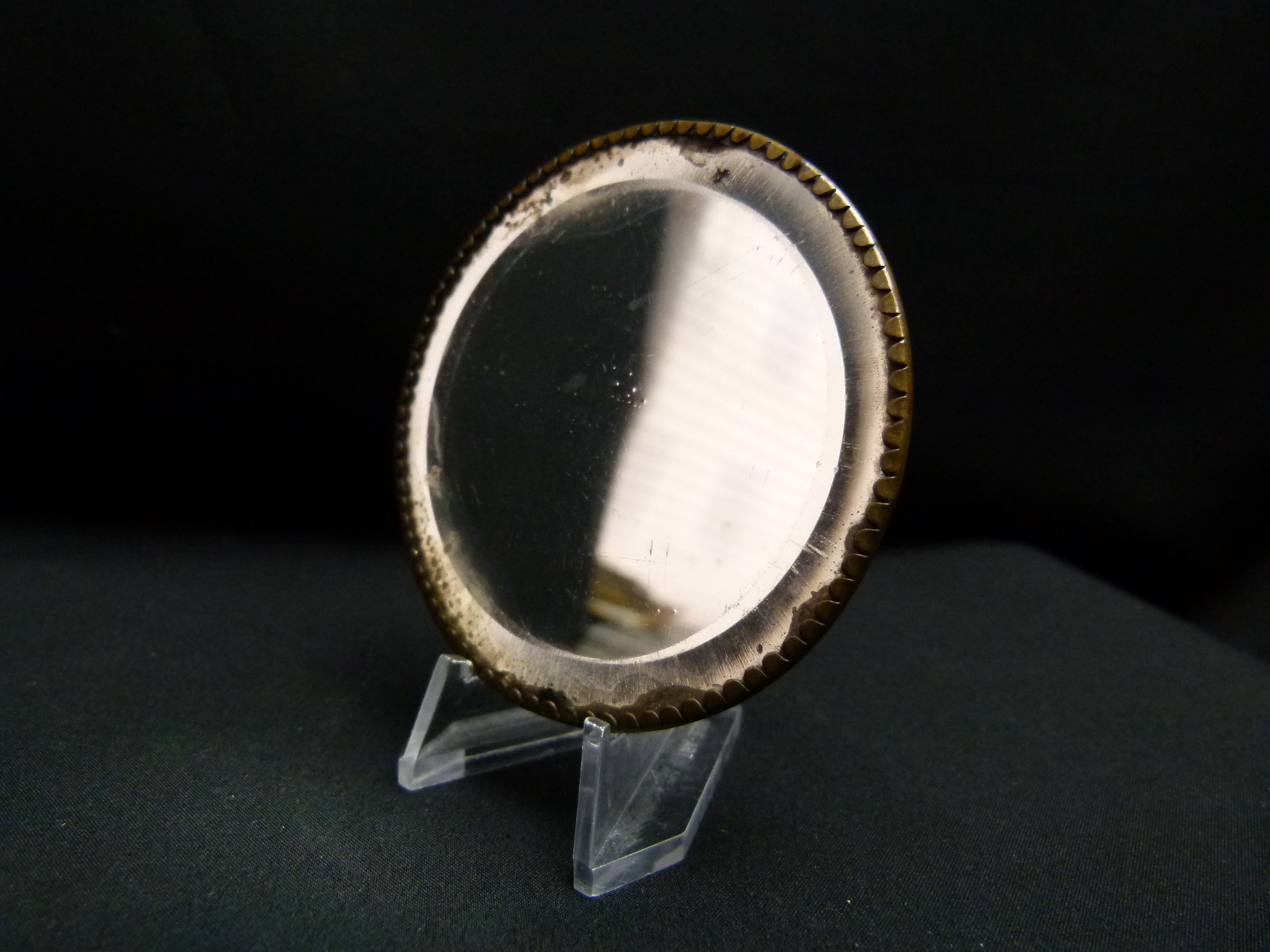 Antiker Werbespiegel Neustadt Schuhlager Dresdens