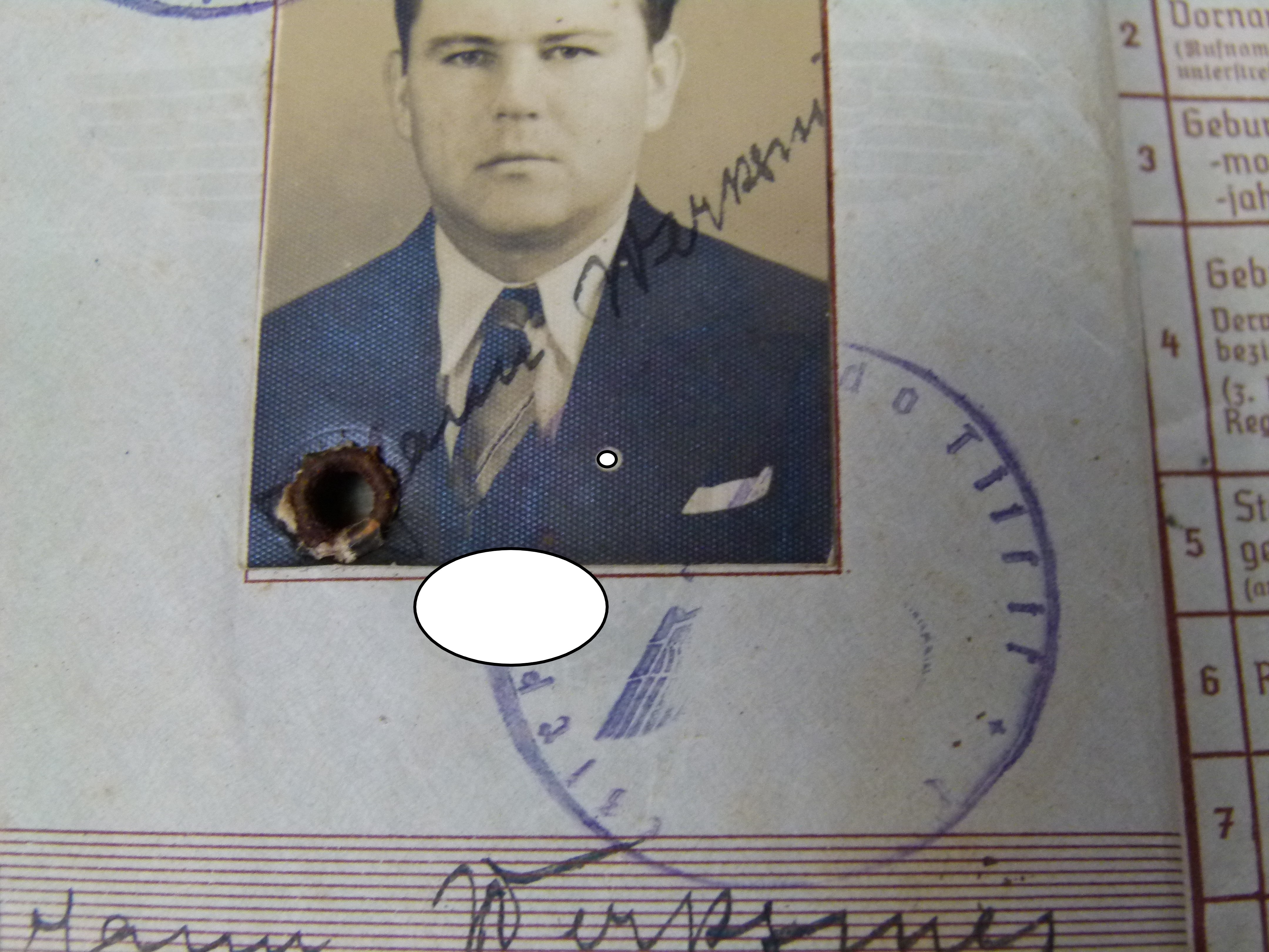 Wehrpaß Inf. Pz.-Jaeg. Ers. Komp. 491Litauer Memel