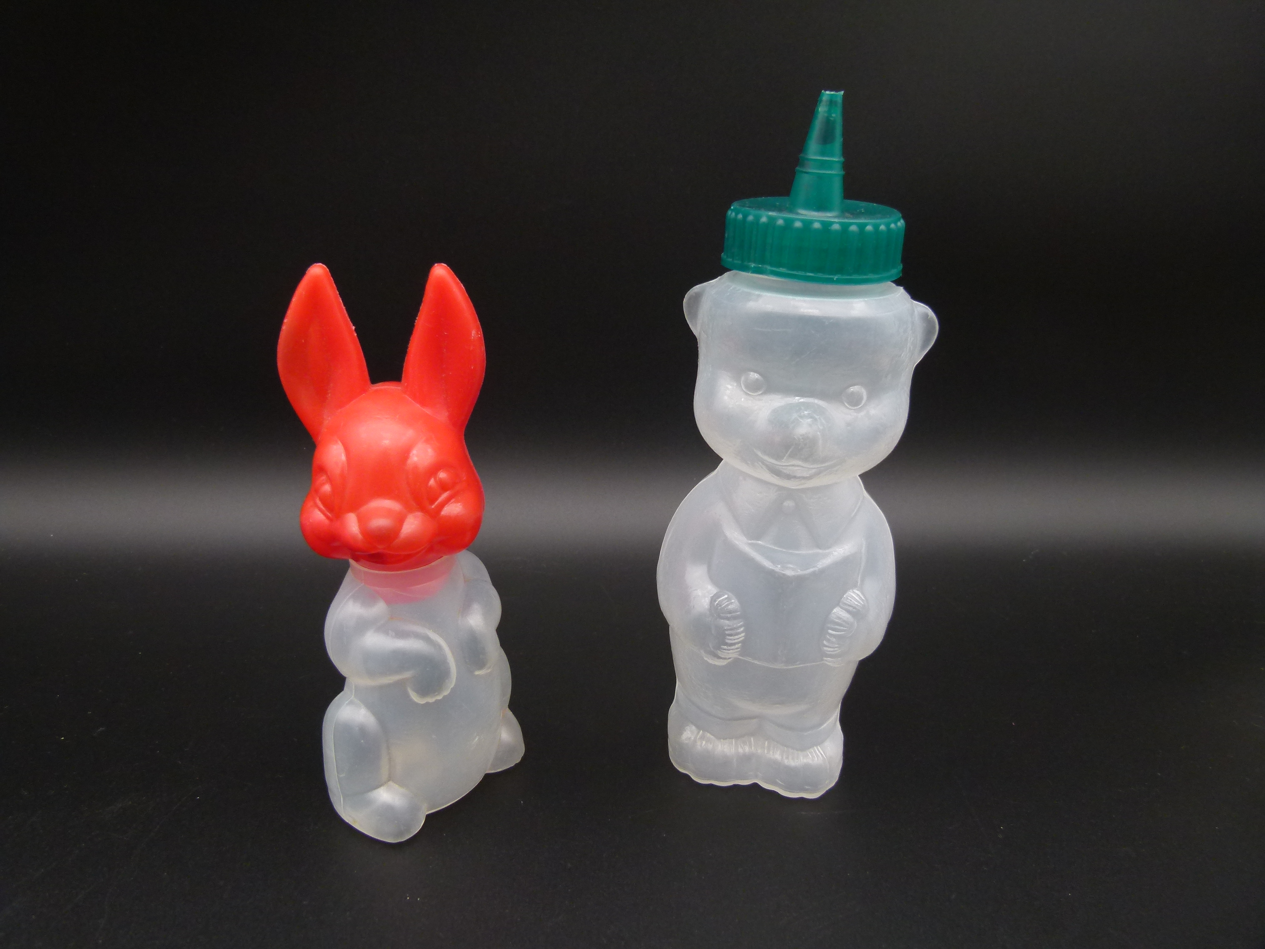 2 DDR OVP Baer und Hase fuer Sirup und Liebesperlen