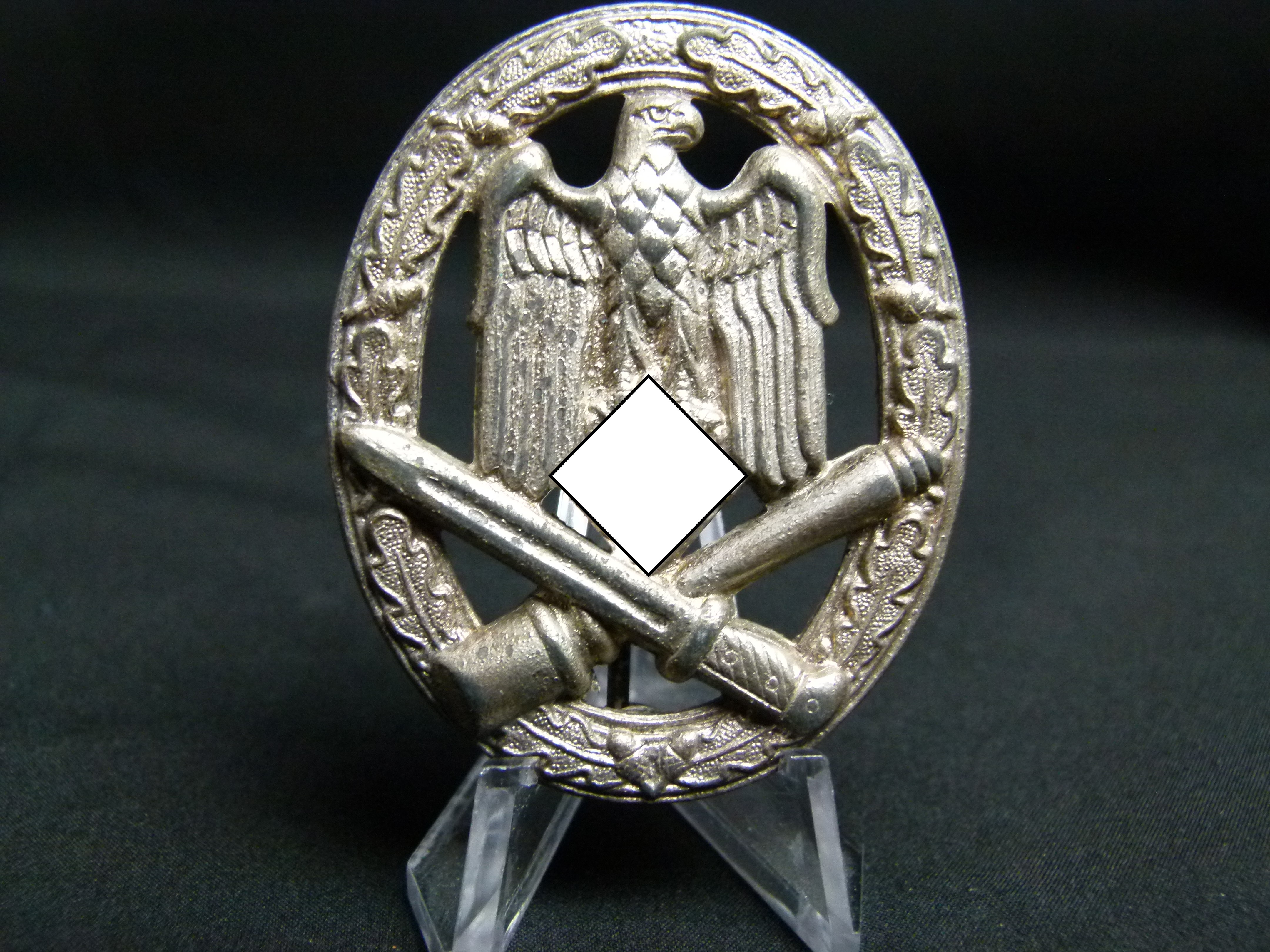 Allgemeines Sturmabzeichen top Versilberung