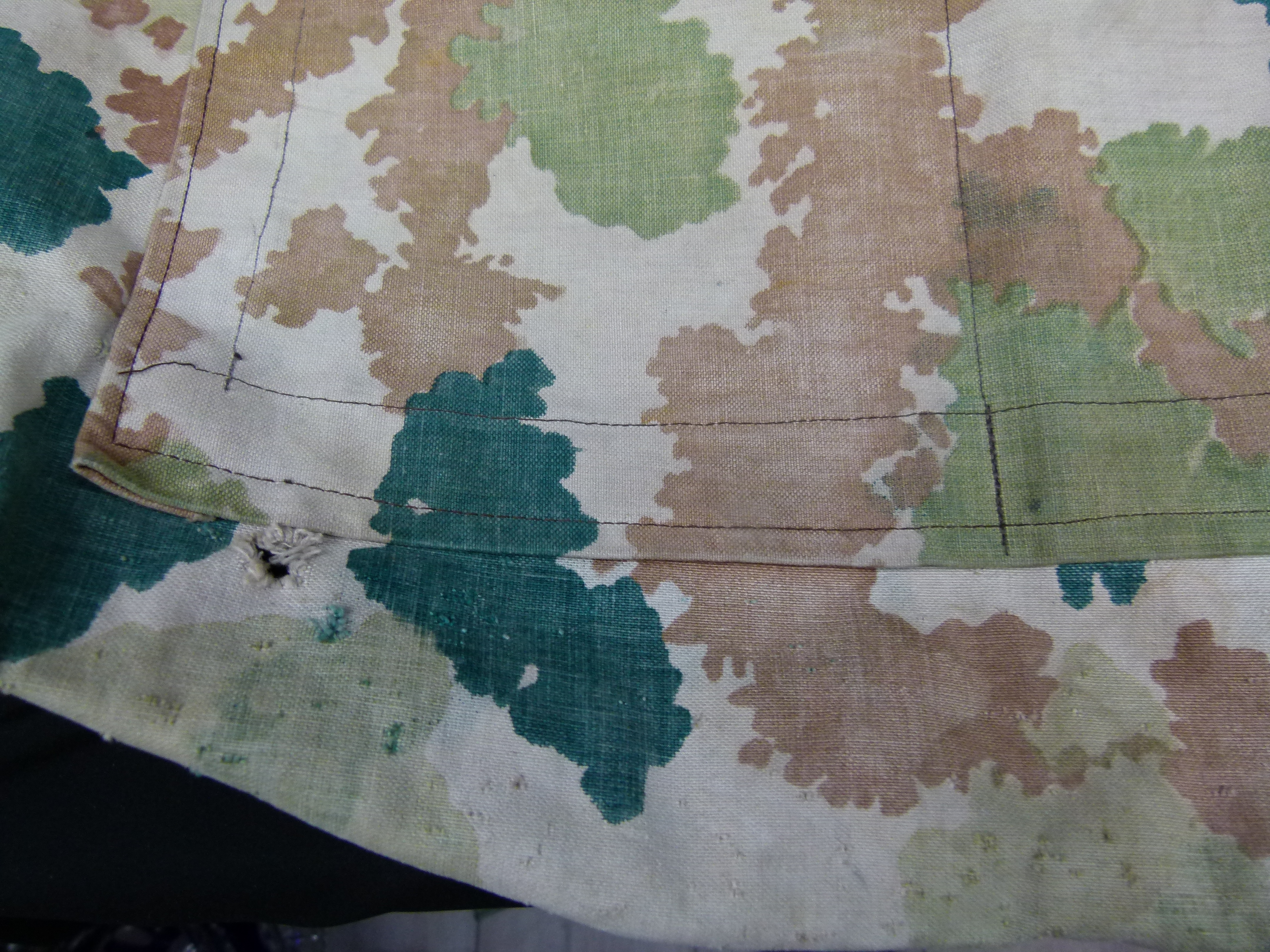 Einkaufsbeutel NVA Flaechentarn Blumentarn Umbau 