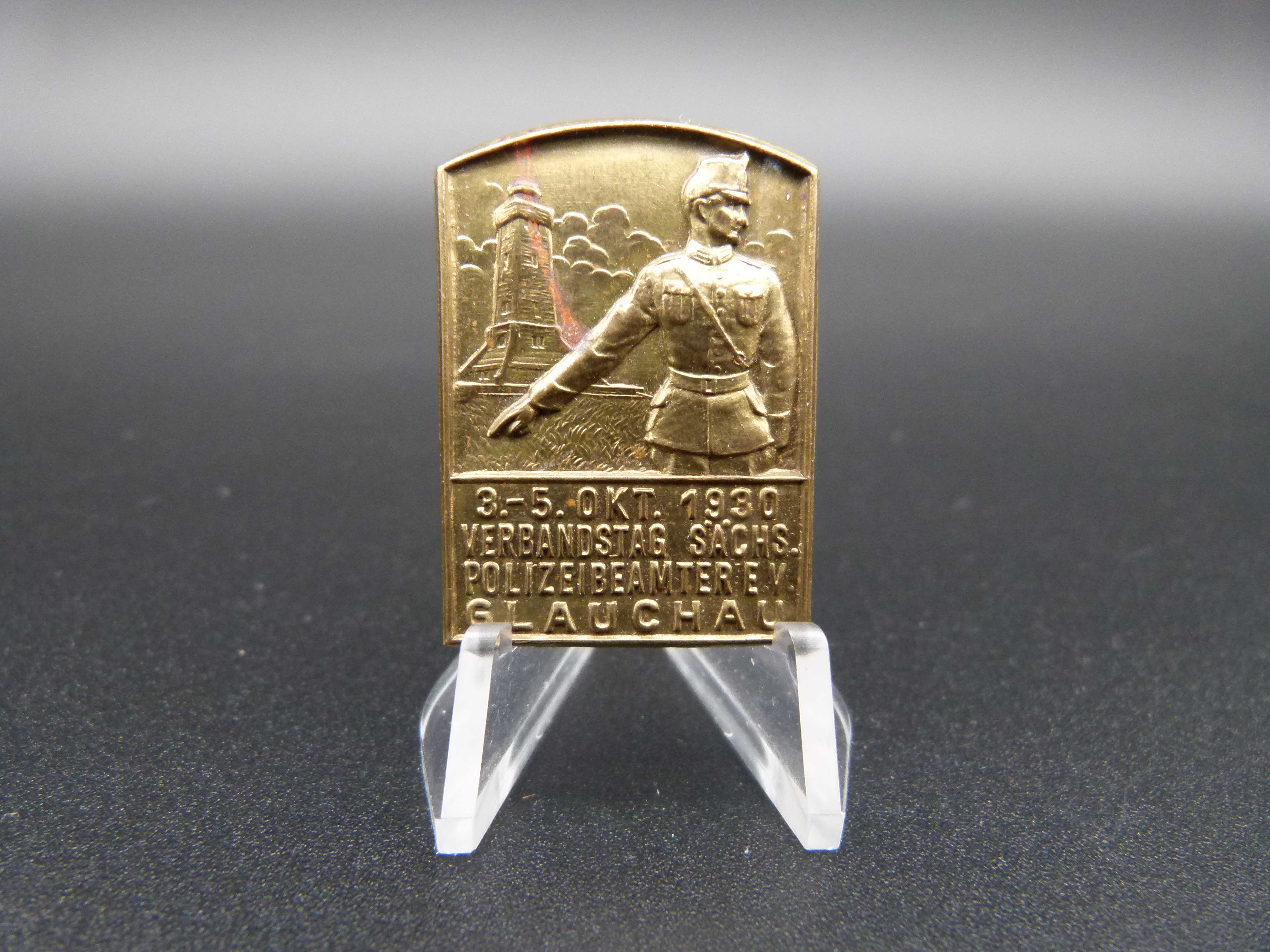 Abz. Polizei Sachsen Verbandstag Glauchau 1930