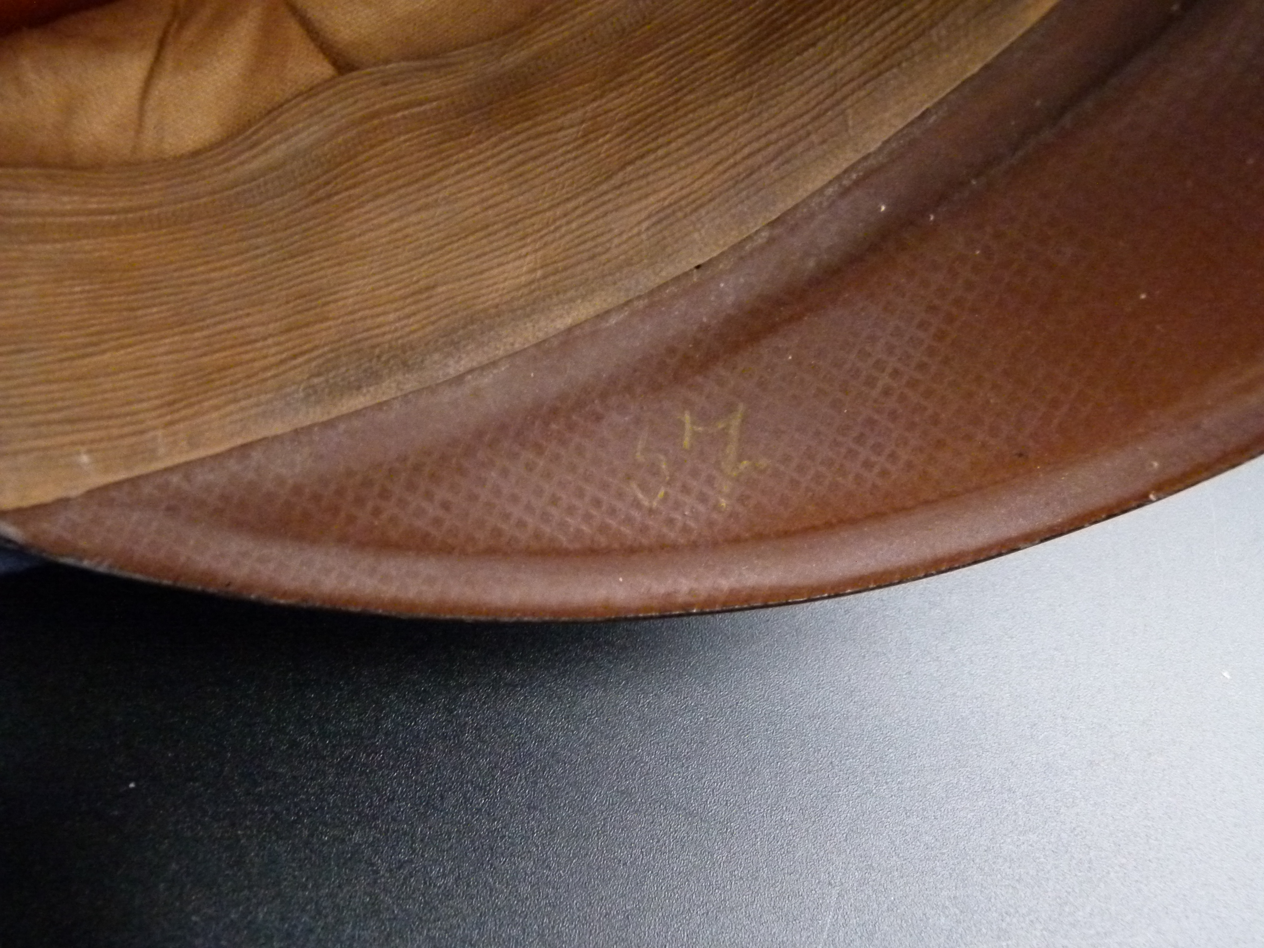 Feuerwehr Schirmmuetze Zwischenkriegszeit 