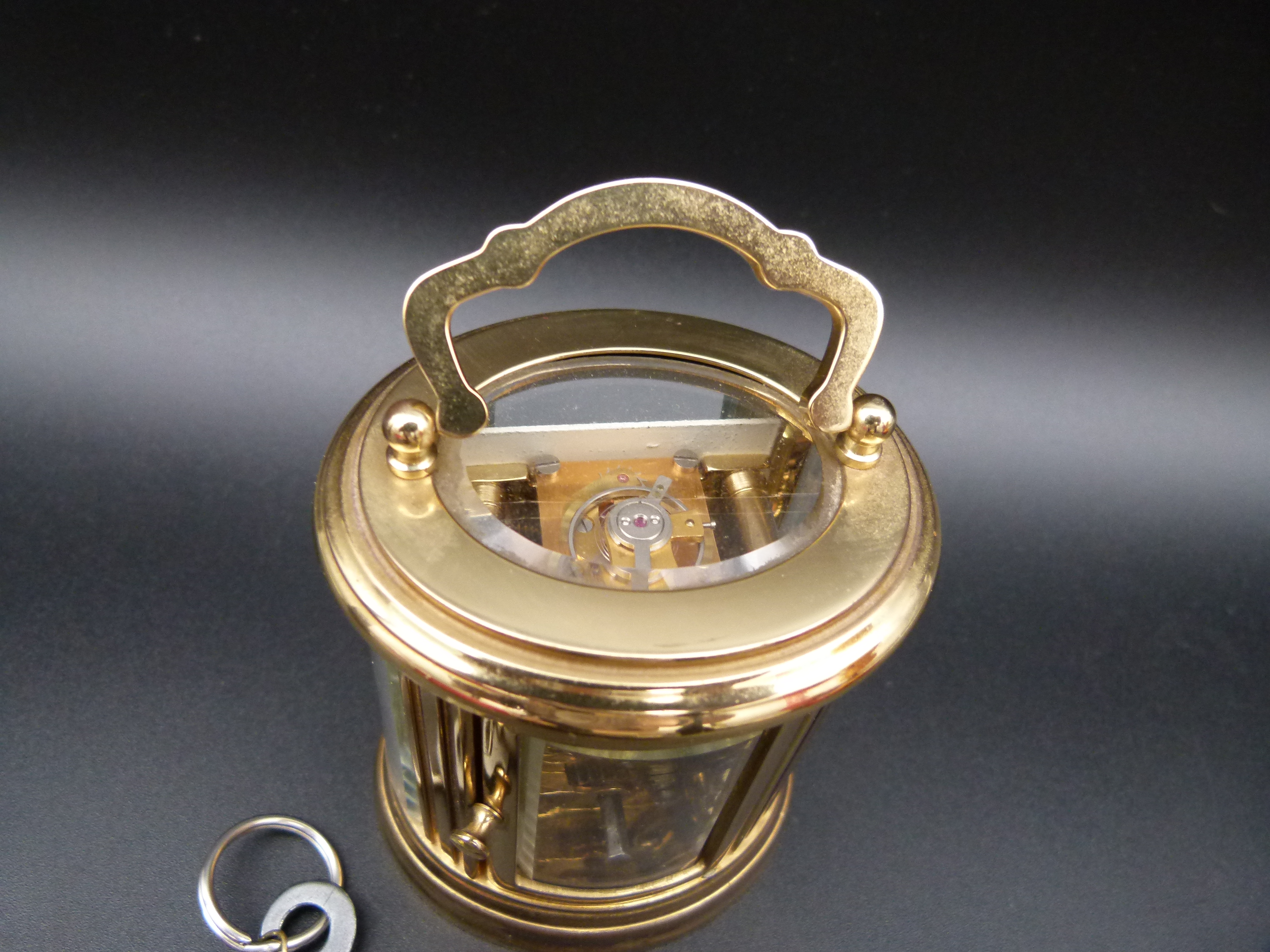 Franzoesische Reiseuhr Paris mit Wecker