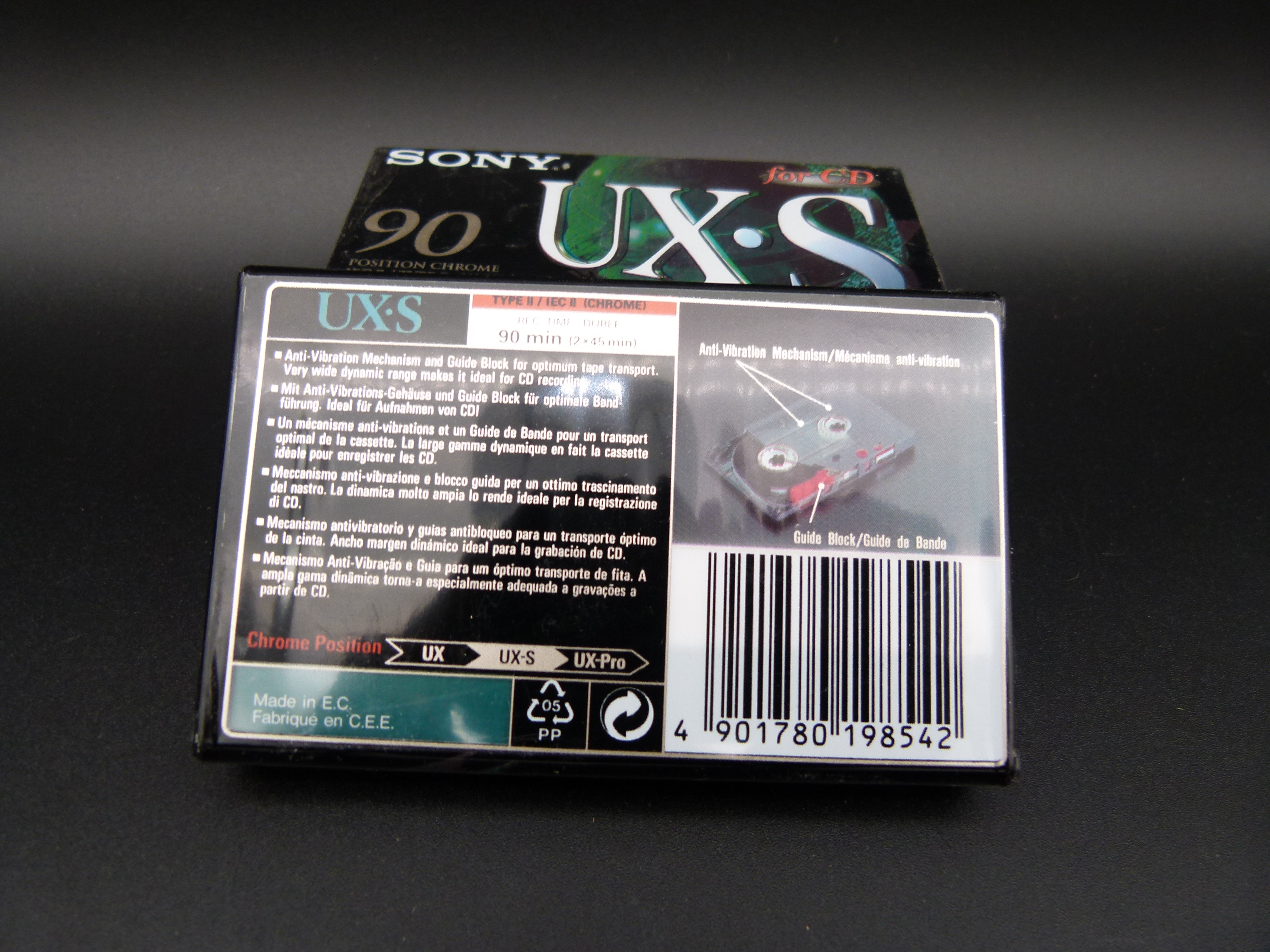 3 Kassetten Sony UX S 90 Super Chrom OVP fuer CD