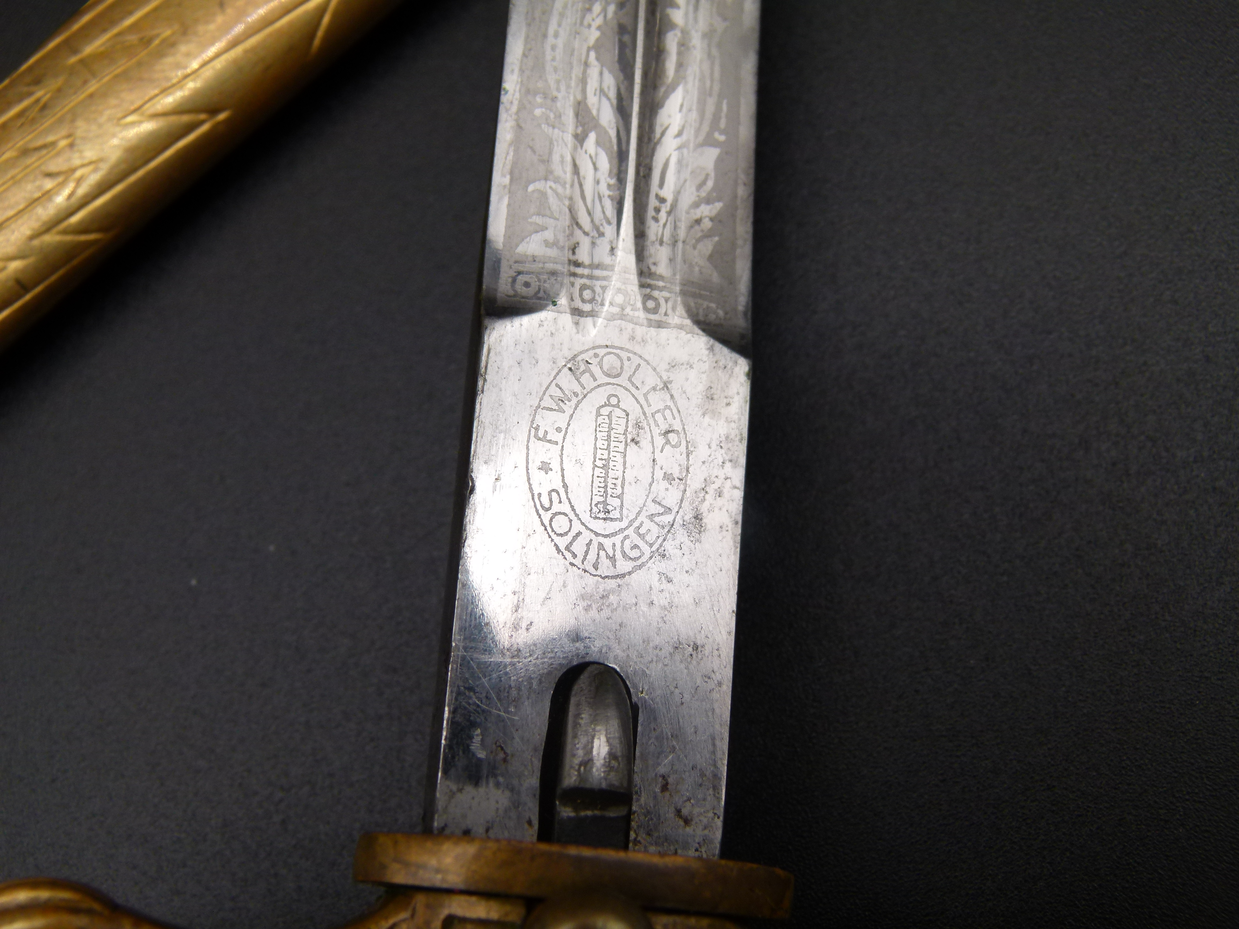 Kriegsmarinedolch WK2 Hersteller Hoeller Solingen