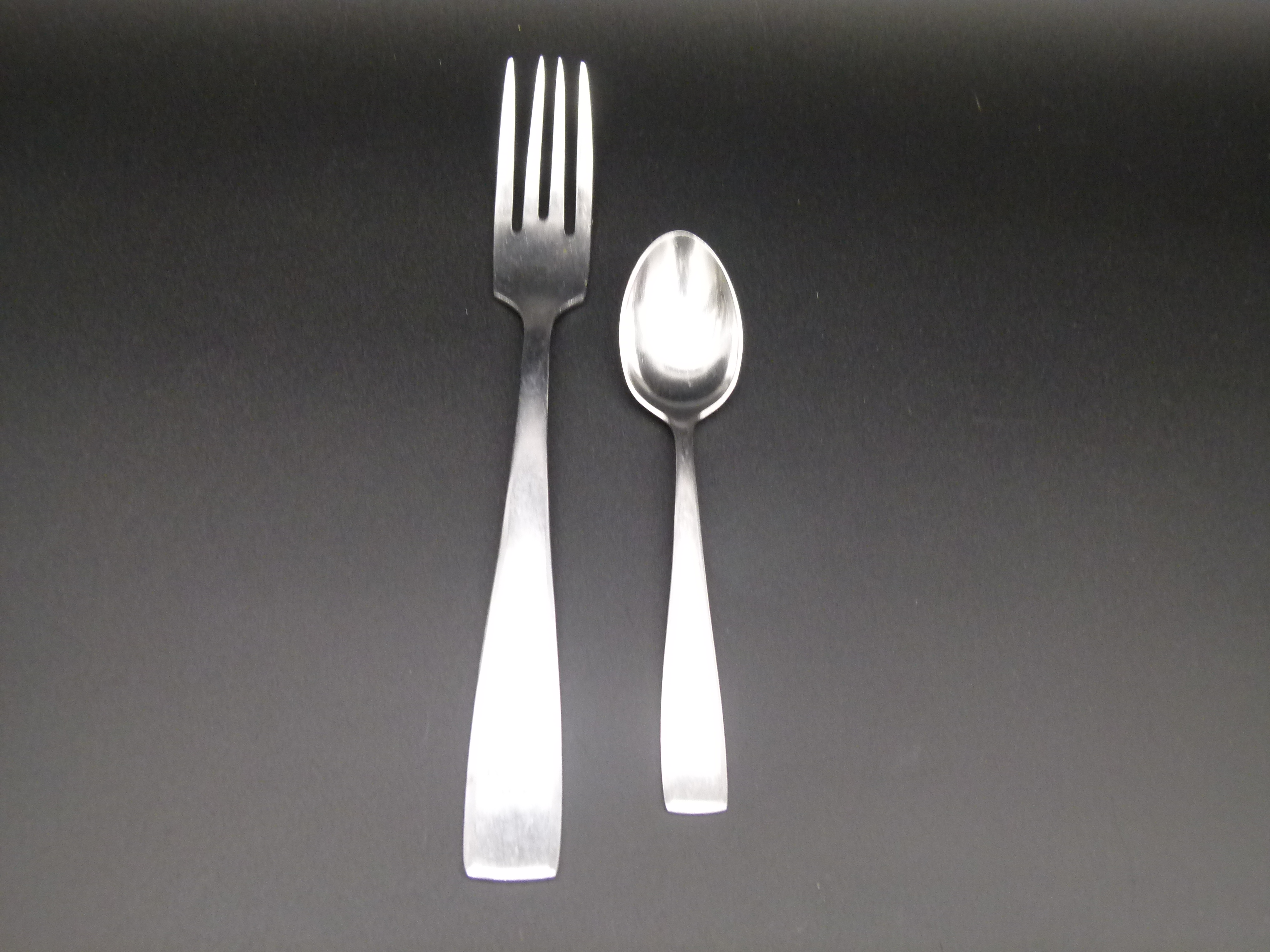 KVP Kantinenbesteck 1956 Gabel und kleiner Loeffel