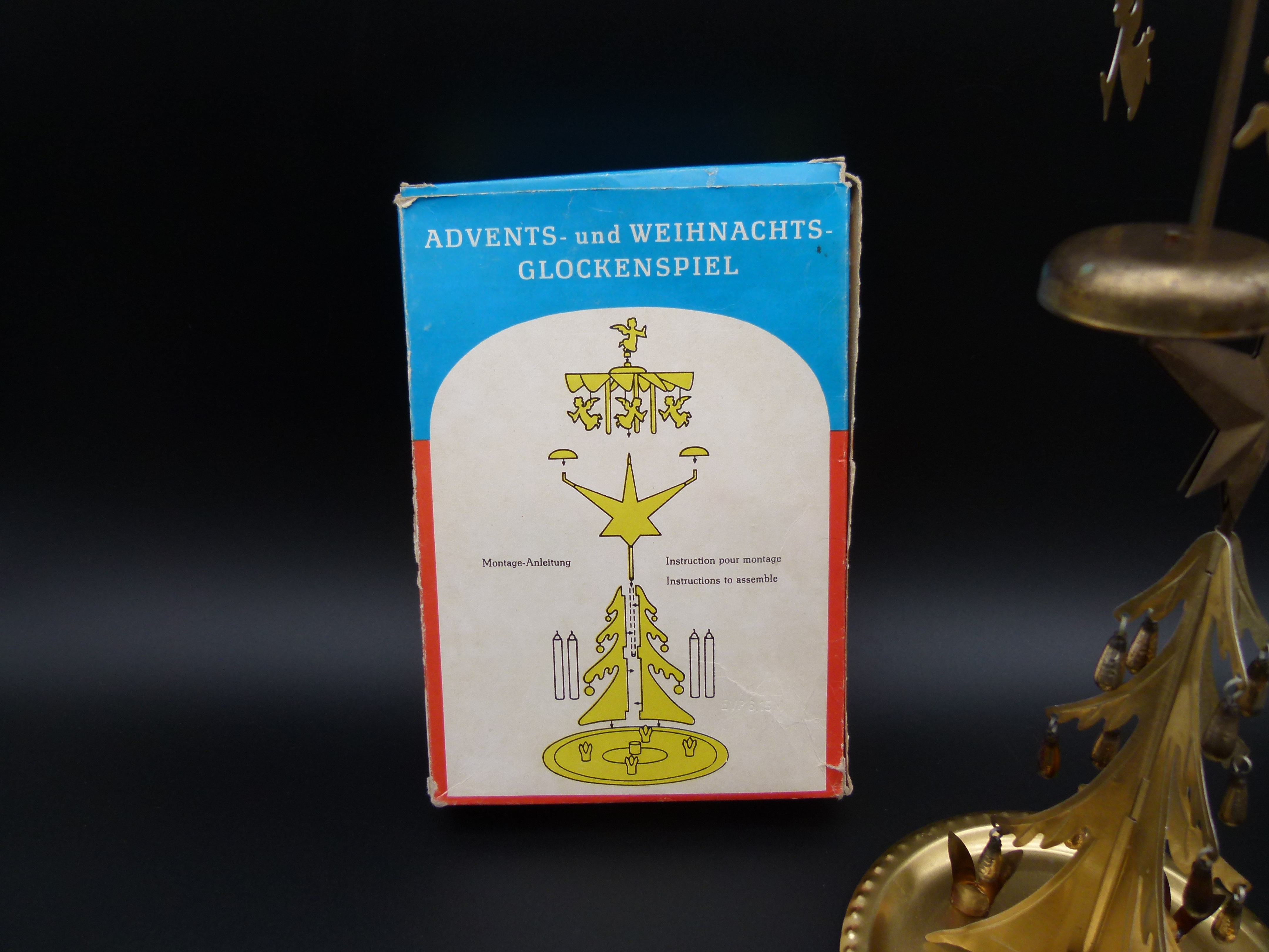 DDR Engelsgelaeut Blechpyramid Variante in OVP