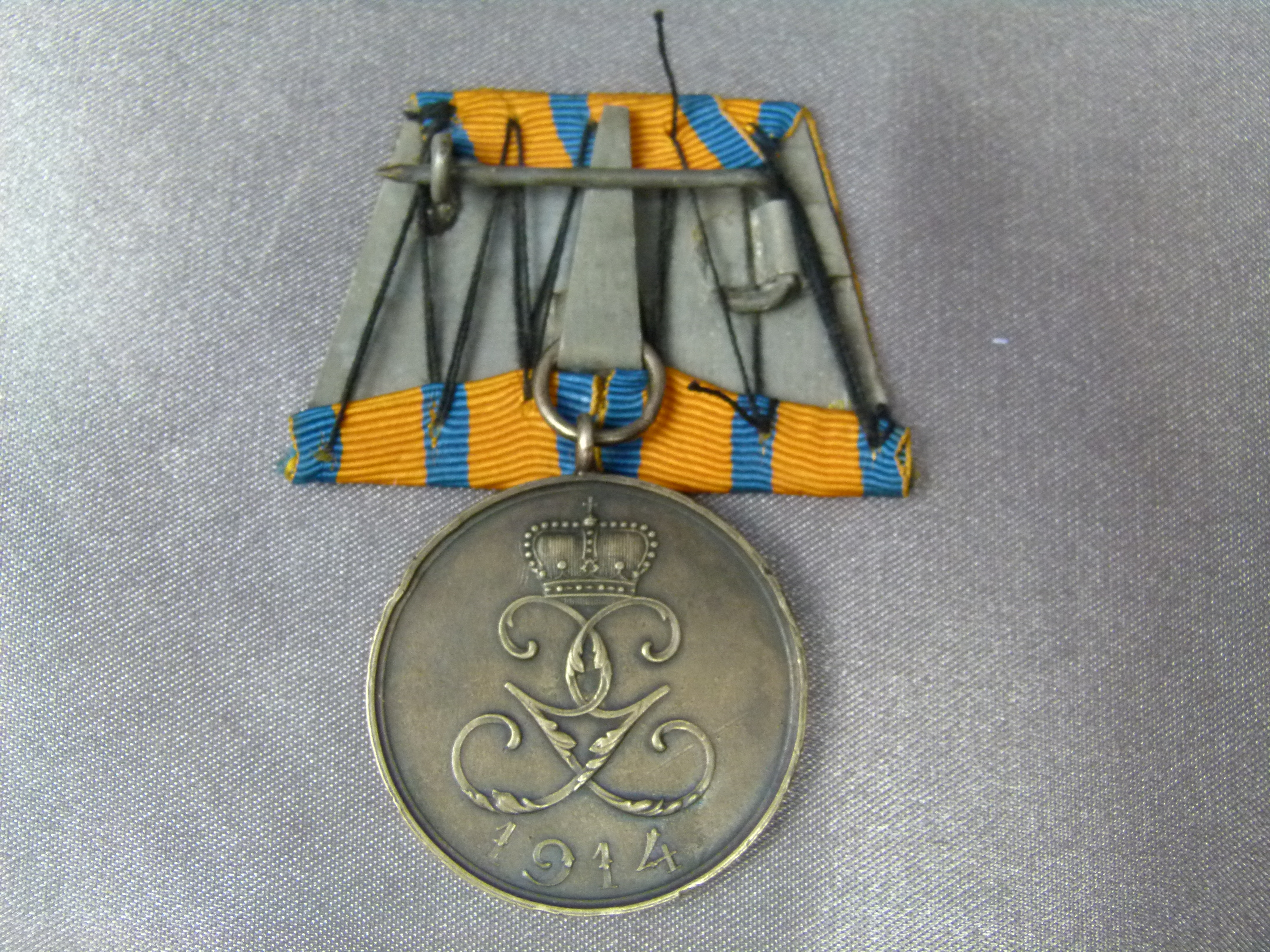 Silberne Medaille für Verdienst im Kriege 1914 Einzelspange 