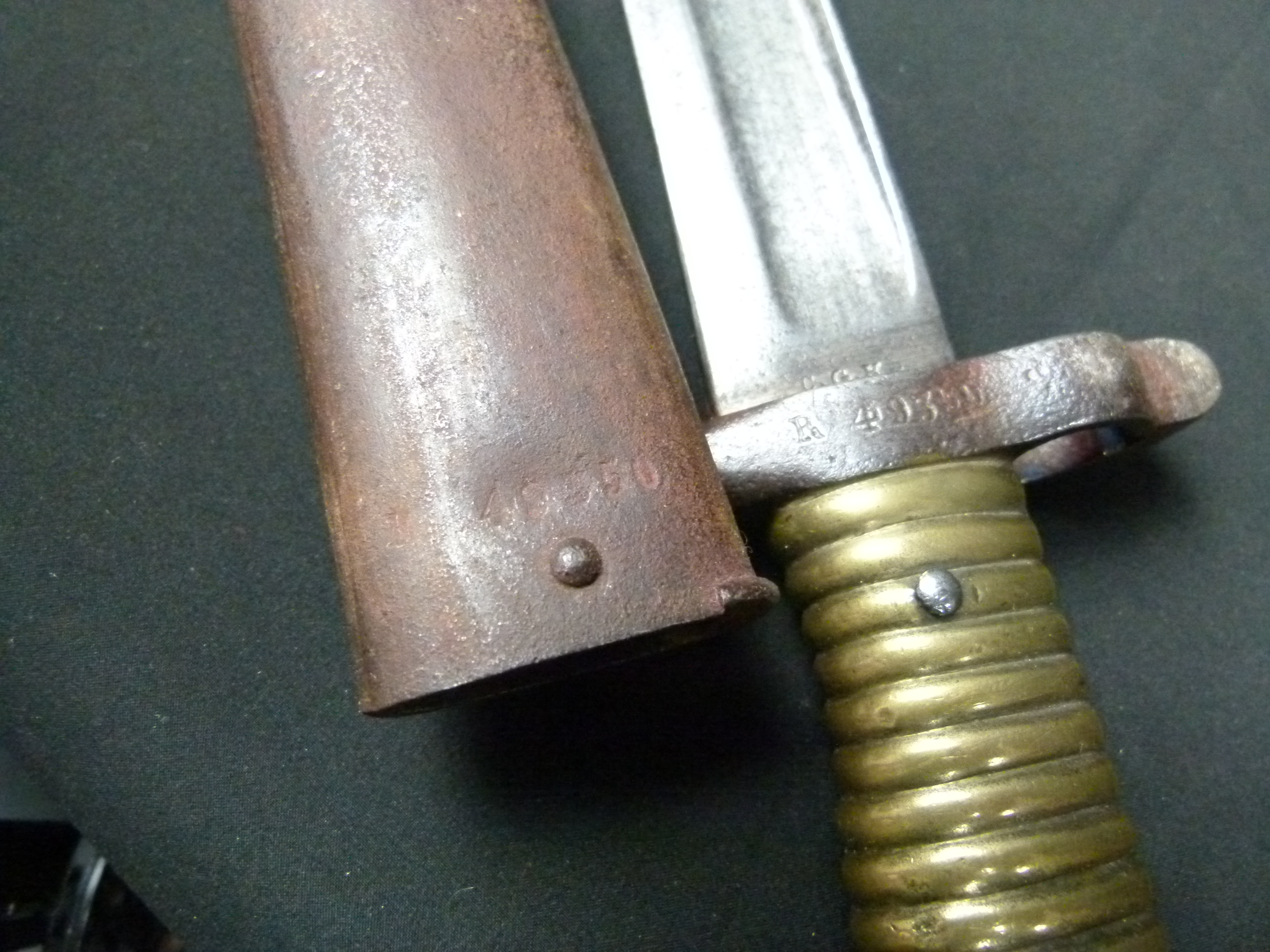 Chassepot Bajonett 1868 Nummerngleich