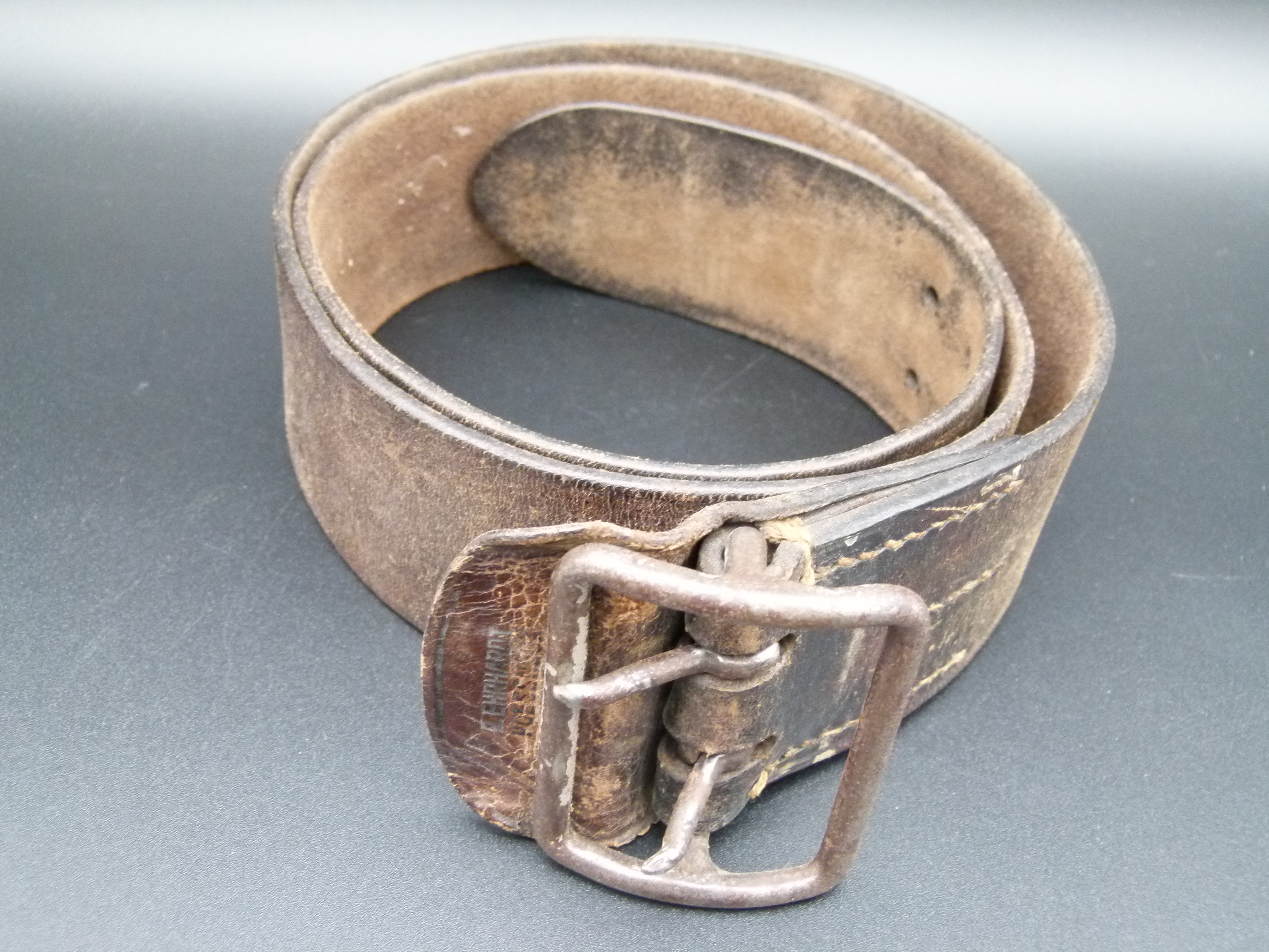 Zweidornkoppel Offiziere KVP R. Ehrhardt Poessneck 