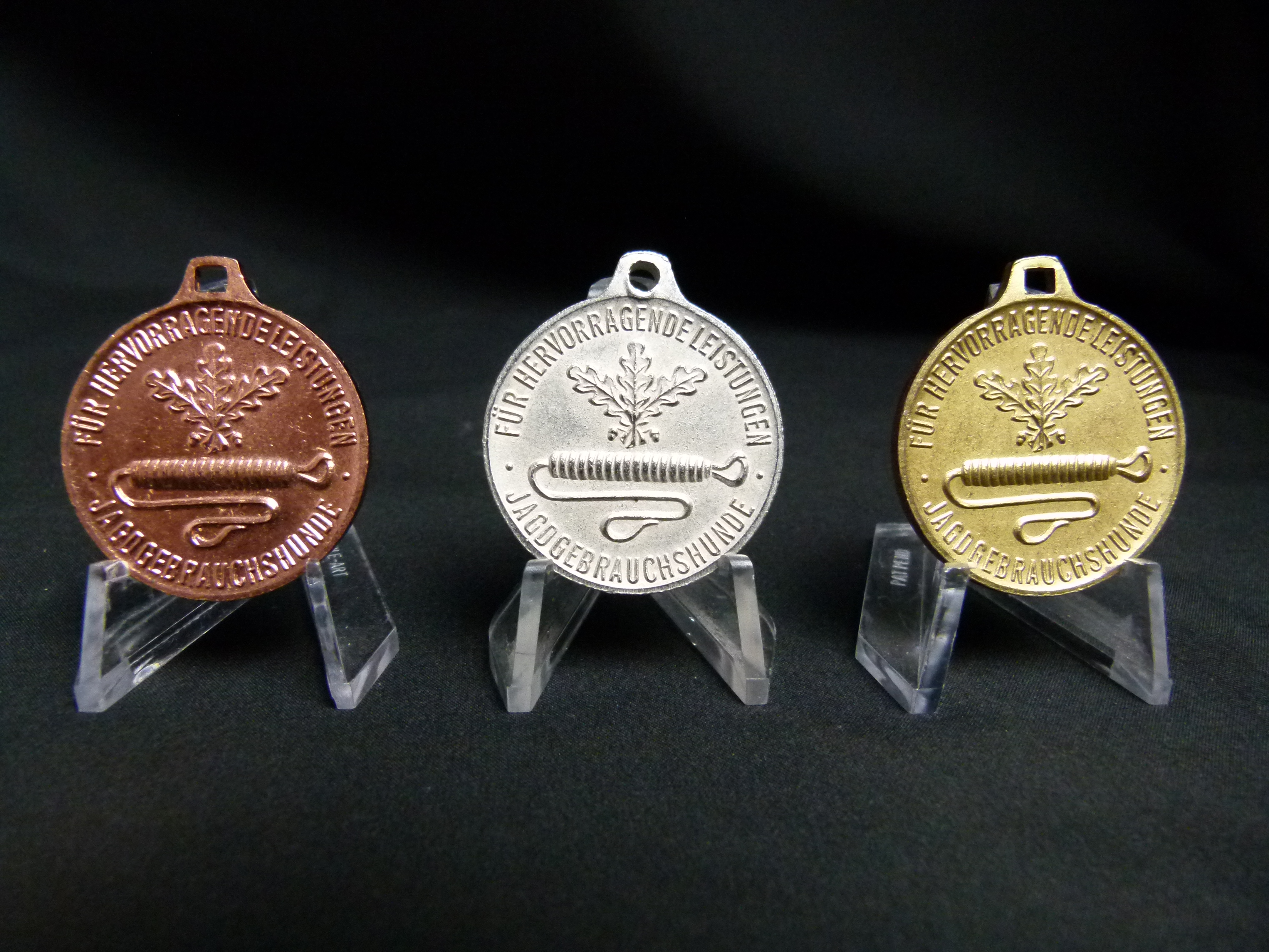 Jagdgebrauchshunde Auszeichnung 3 Stufen DDR 