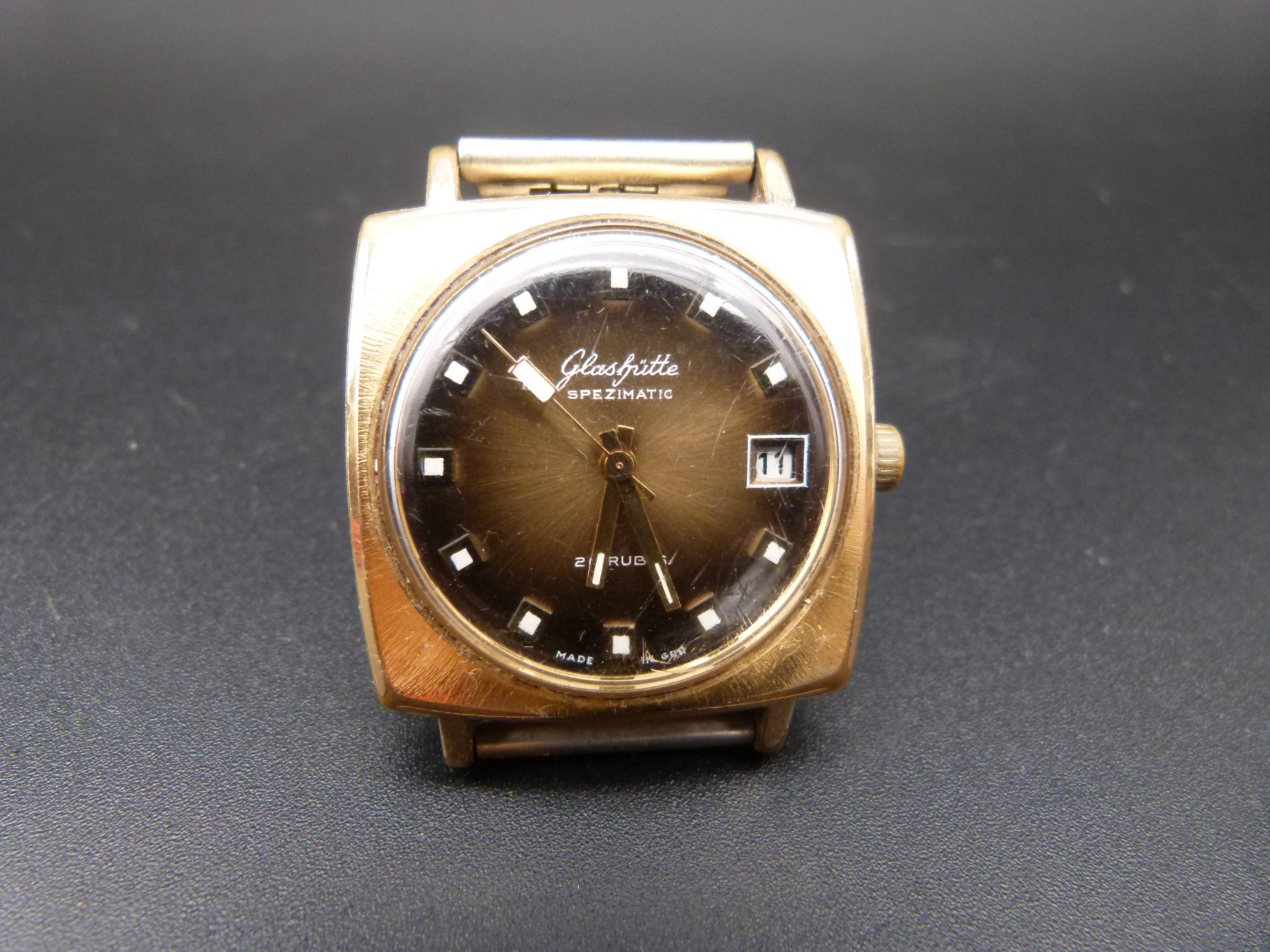 GUB Glashuette 26 Rubis Spezimatic Herrenuhr