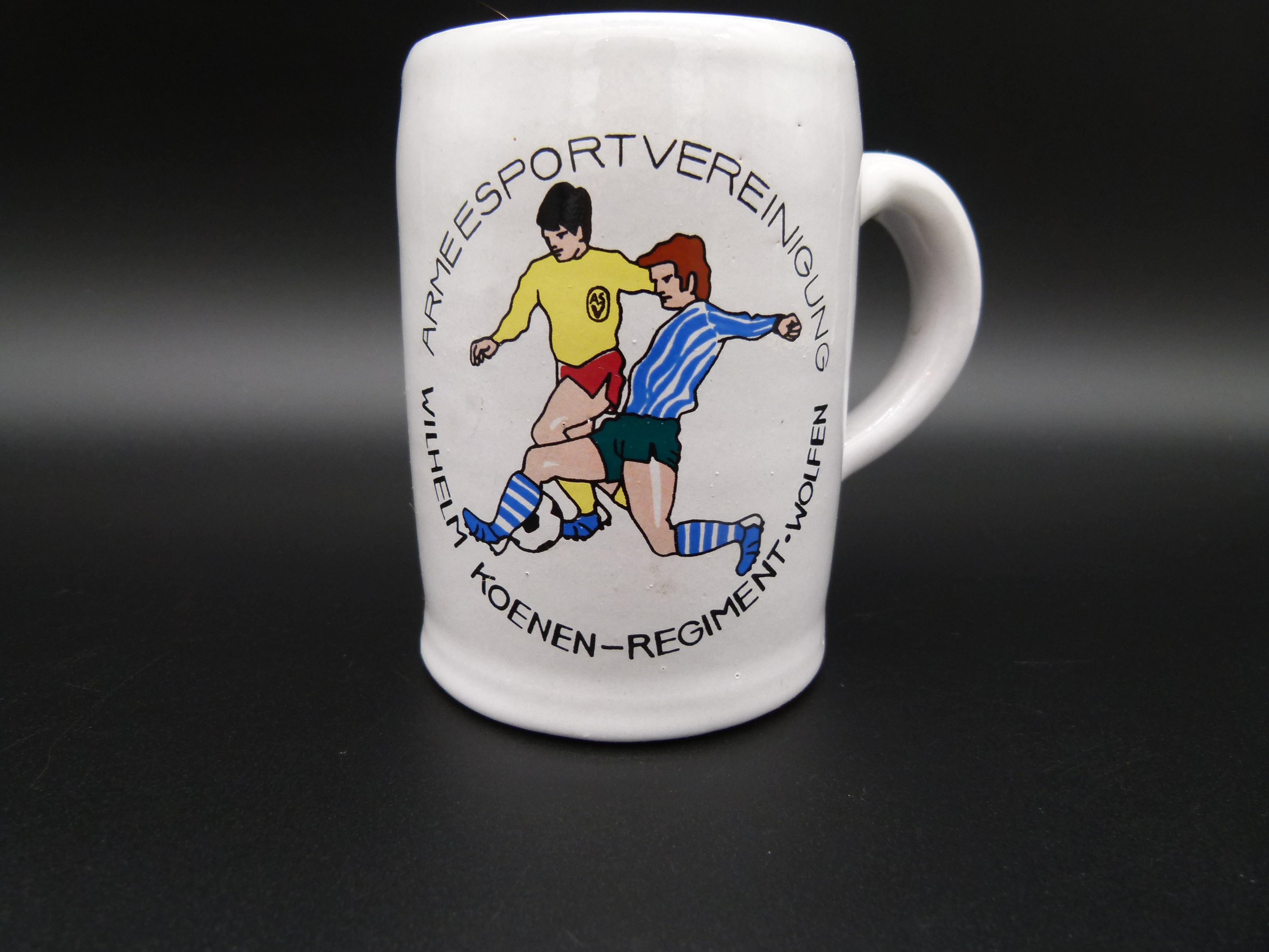 Bierkrug ASV Wilhelm Koenen Regiment Wolfen