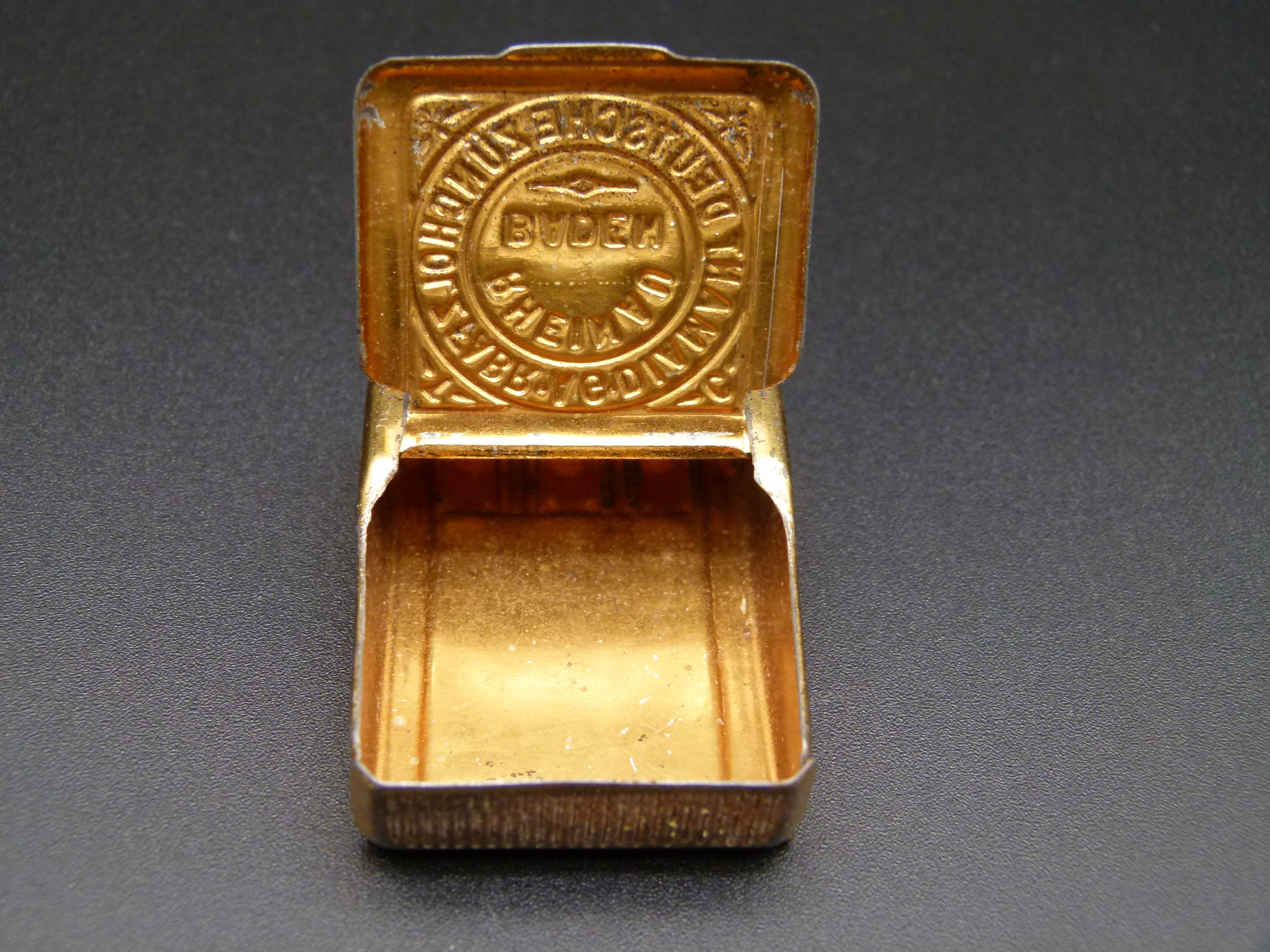 Antiker Zuendholzbehaelter Zuendholzfabrik Diamant