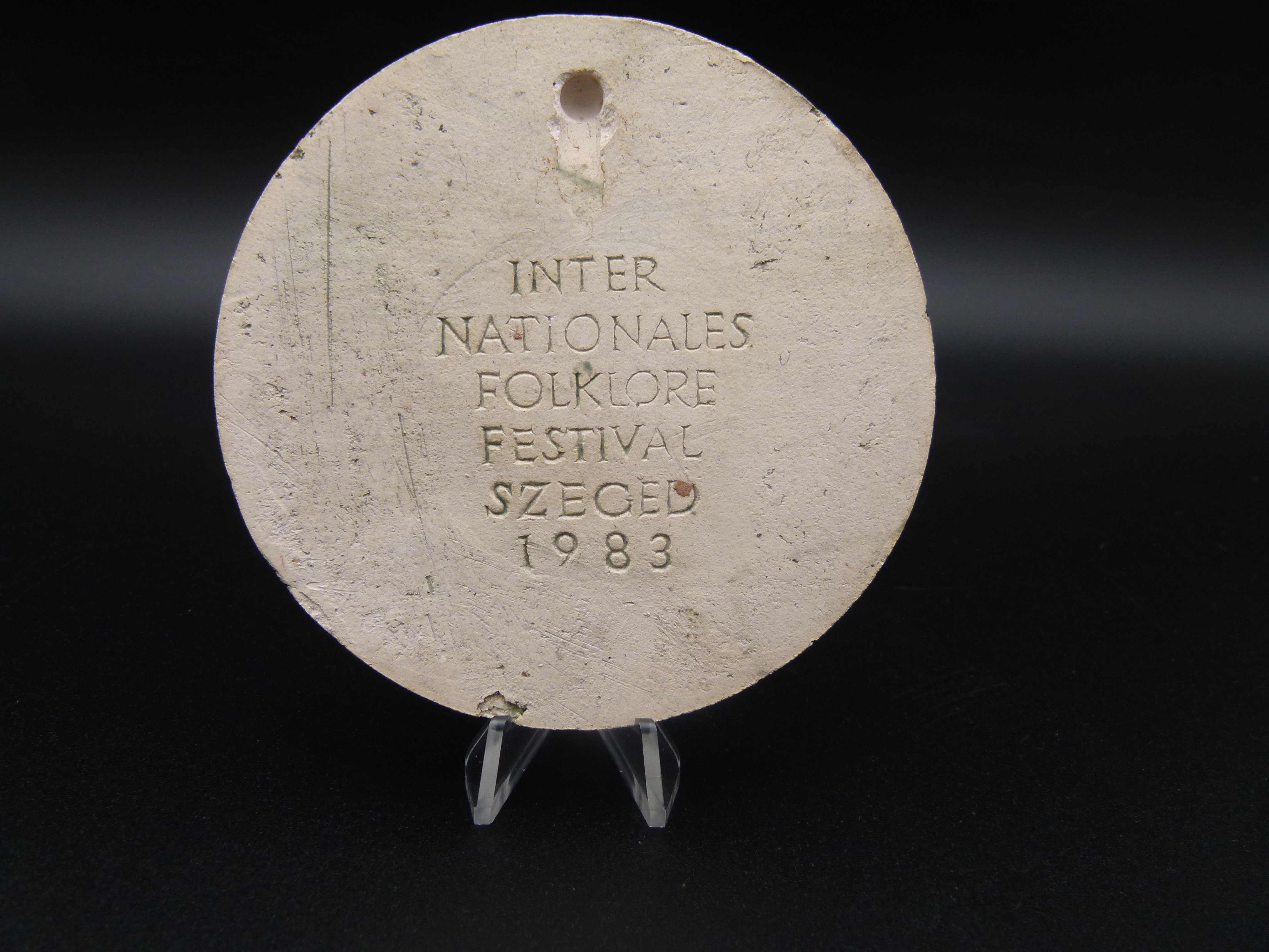 Plakette SDAG Wismut Gera Tanzensemble 1983 