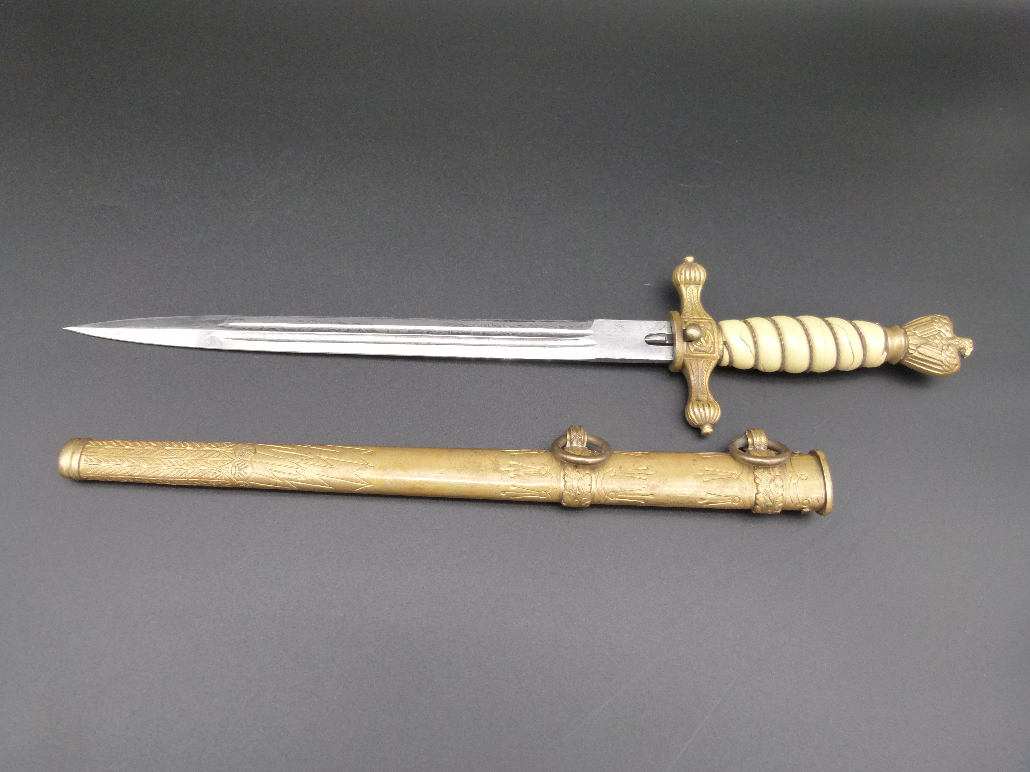 Kriegsmarinedolch WK2 Hersteller Hoeller Solingen