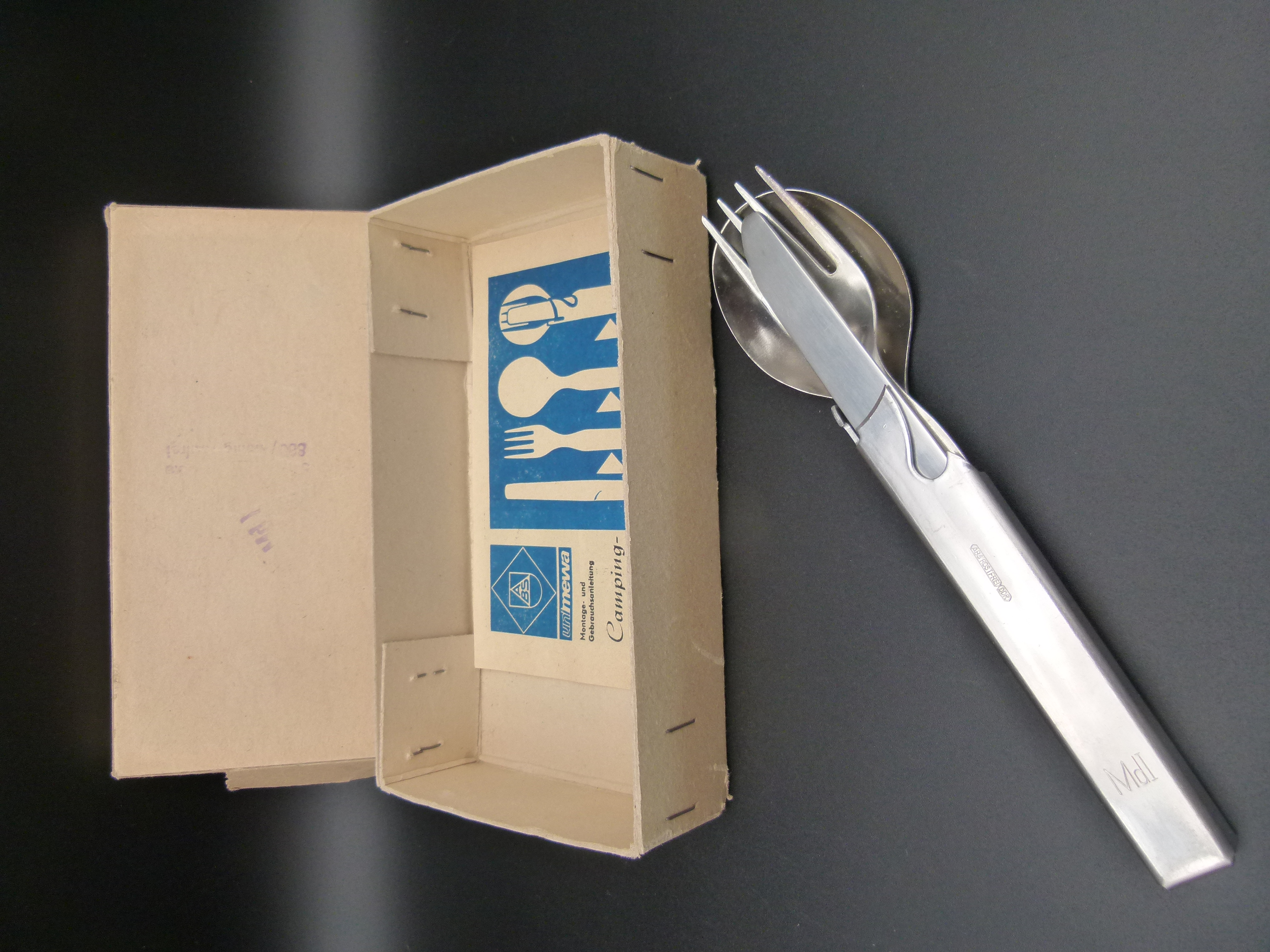 MDI Feldbesteck in original Karton MDI unbenutzt