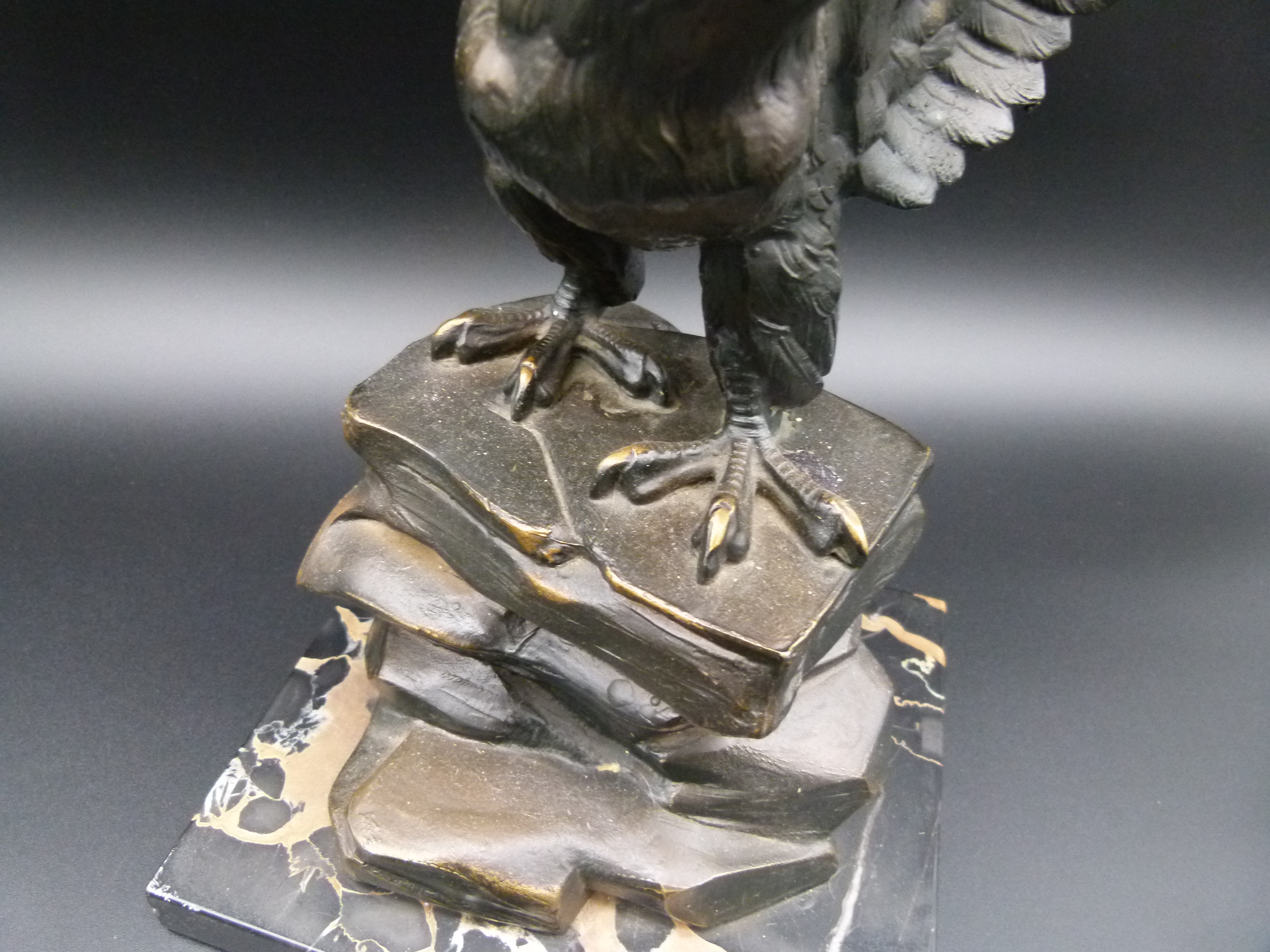 Große seltene Adler Bronce 40 cm hoch 5,8 kg Statur