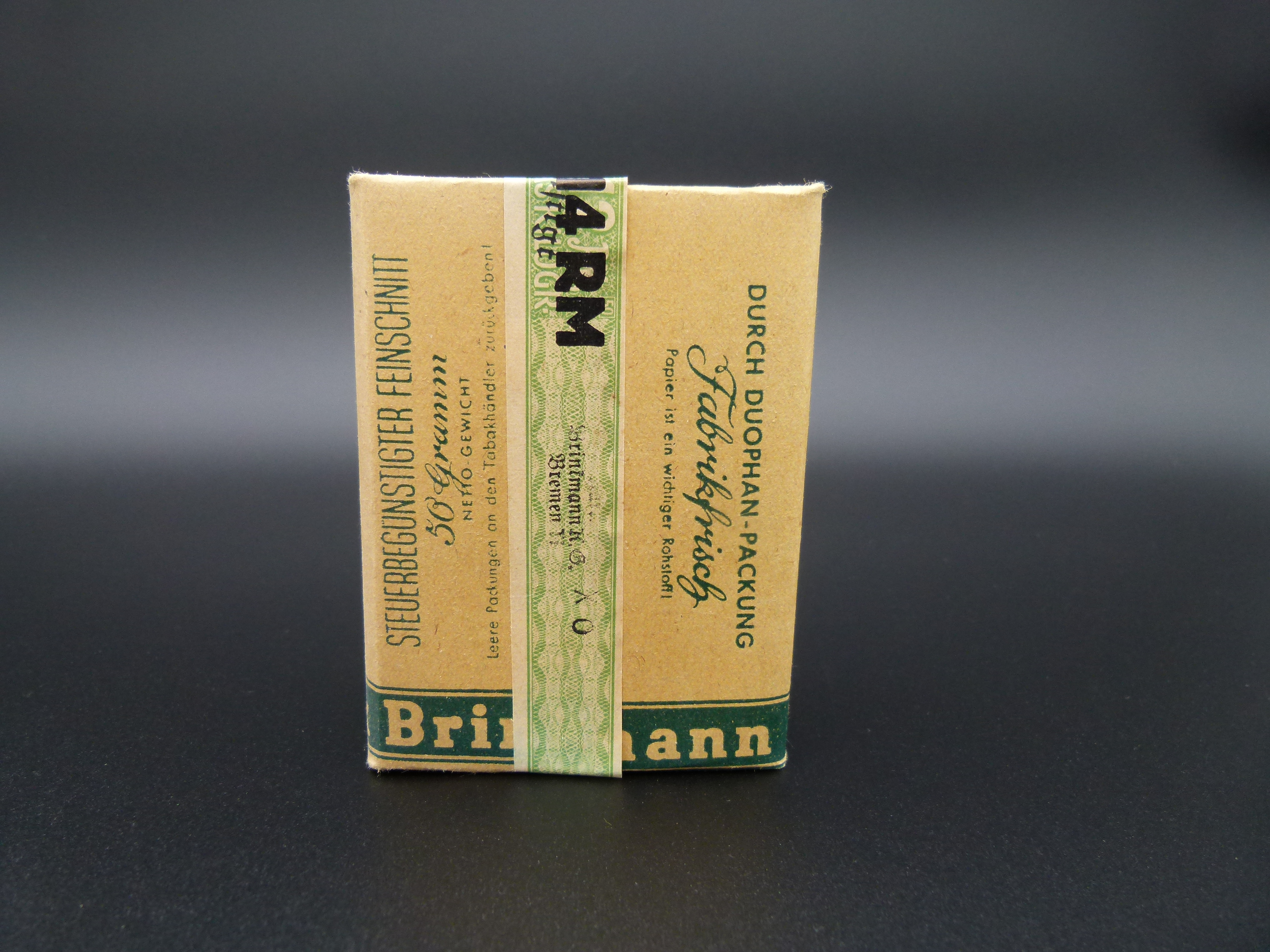 Bremaria Wehrmachts Tabak ungeoeffnet Brinkmann 