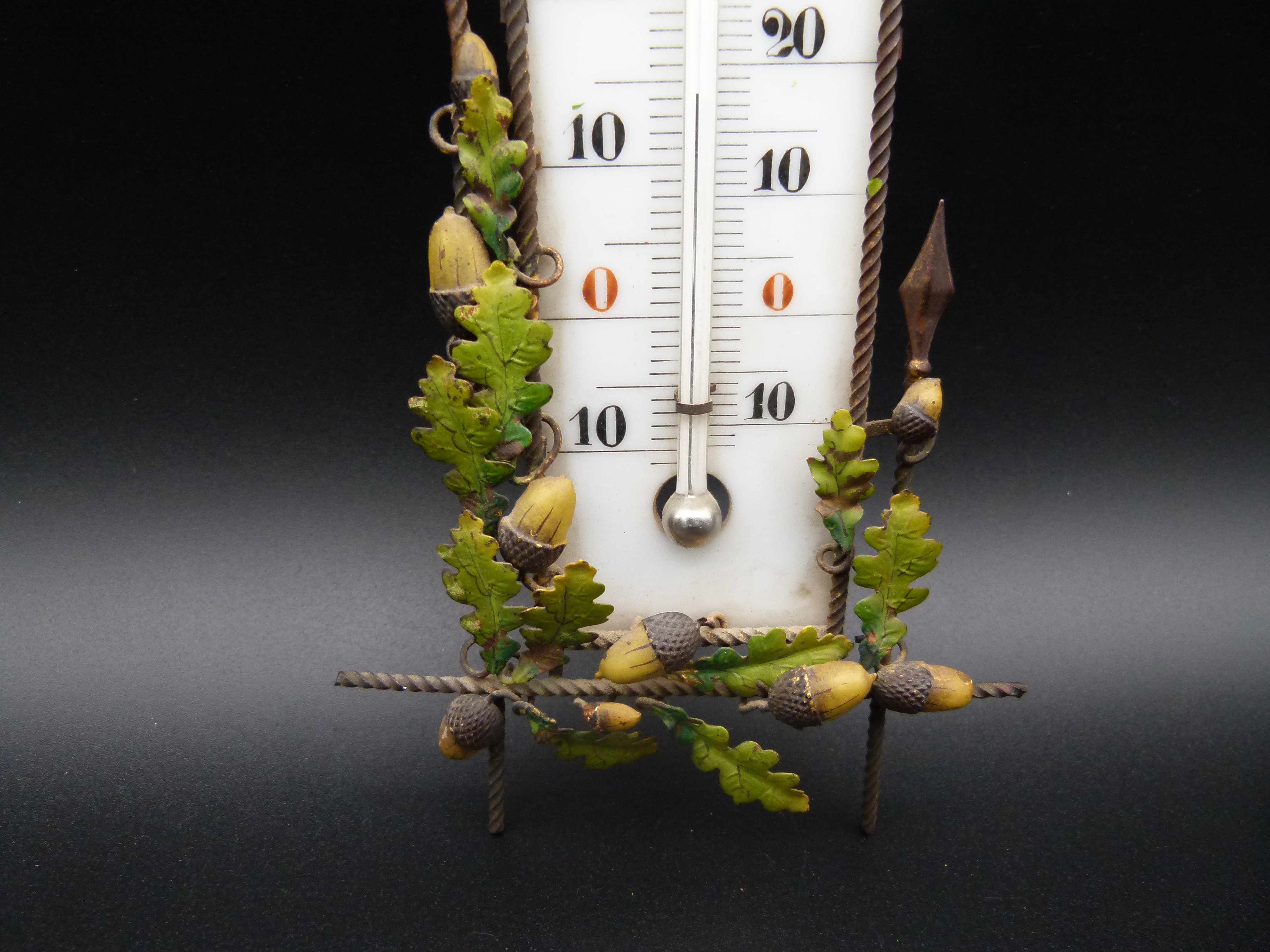 Antikes patriotisches Thermometer Jaegerschaft