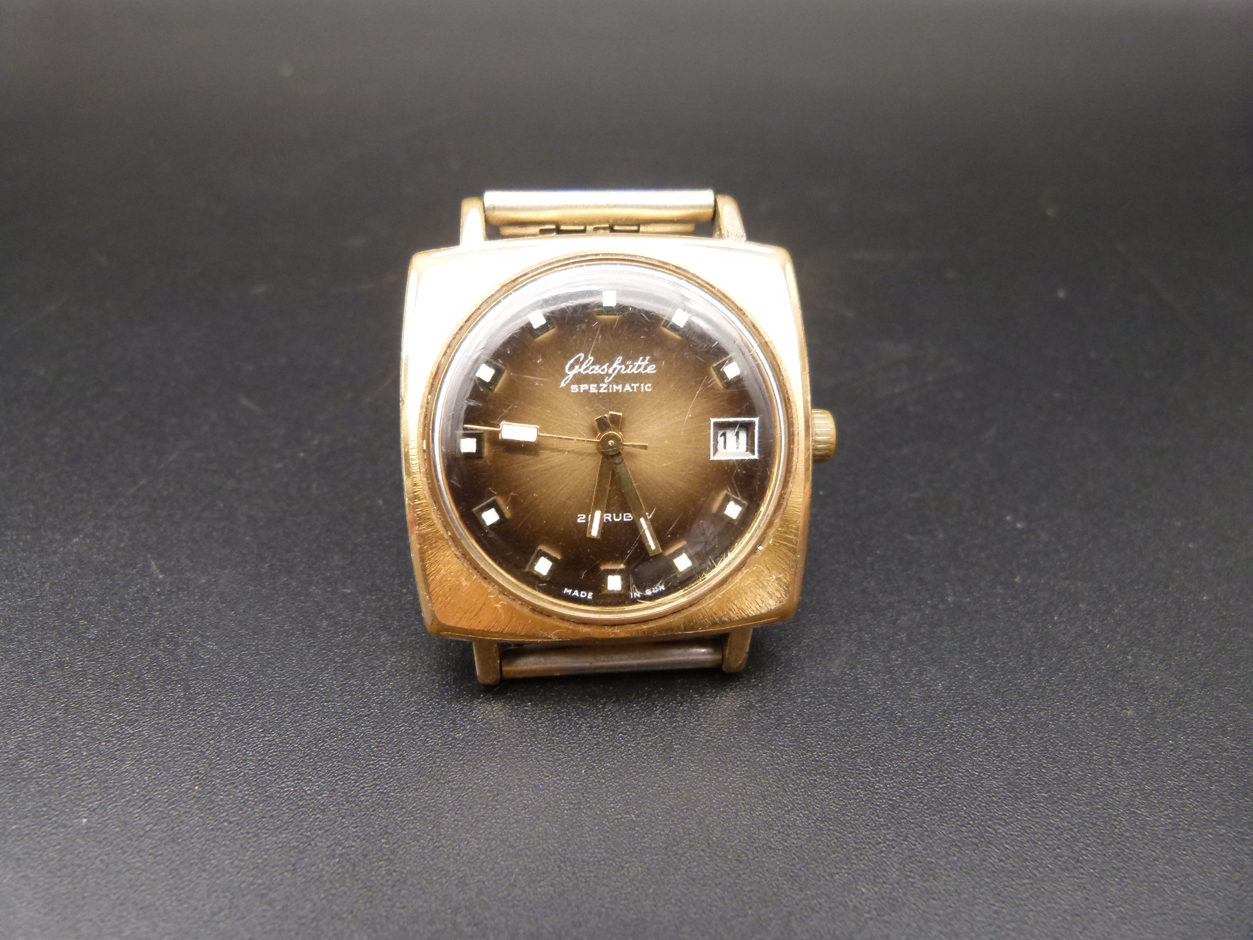 GUB Glashuette 26 Rubis Spezimatic Herrenuhr