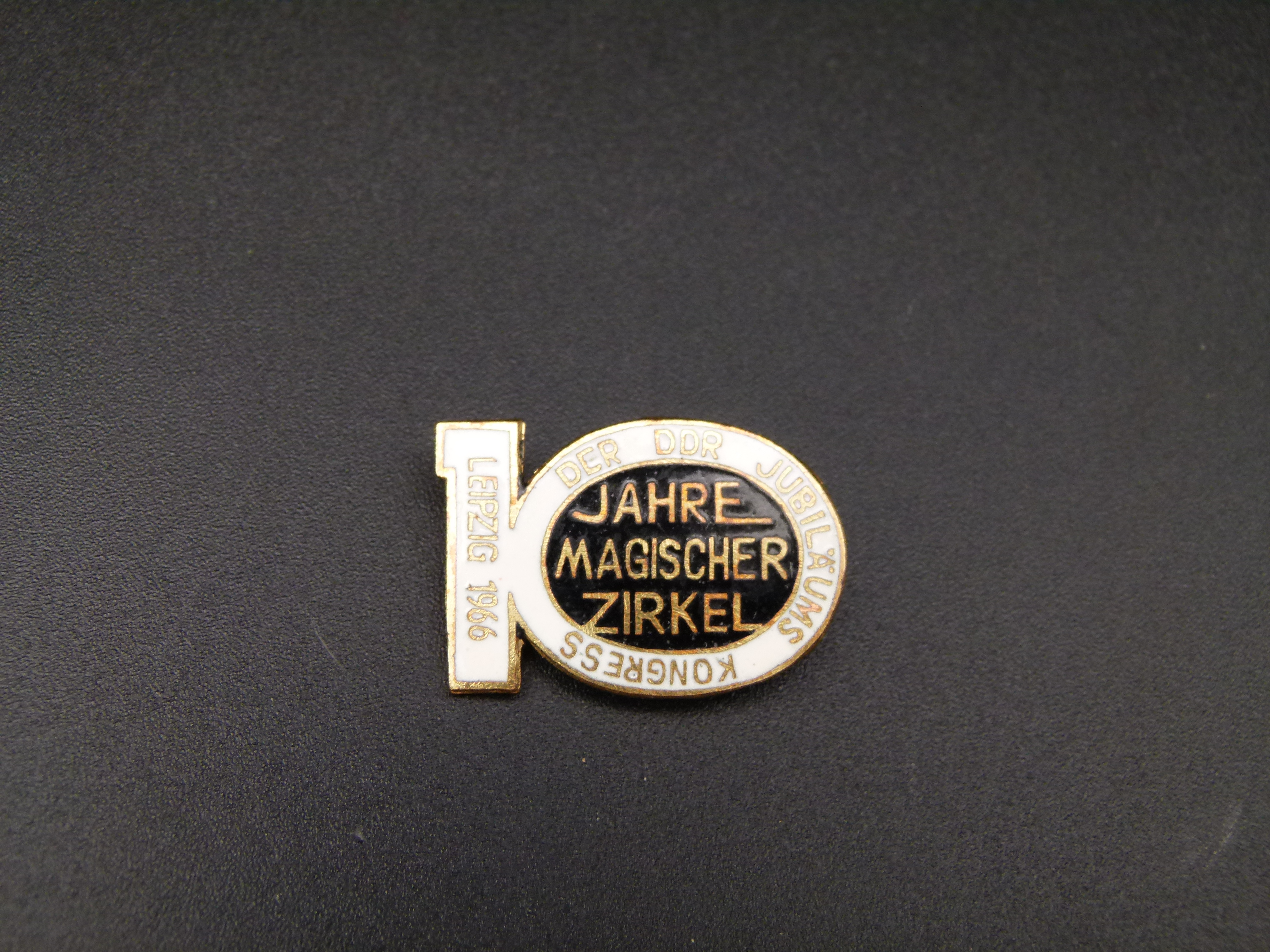 10 Jahre Magischer Zirkel der DDR 1966 emailliert