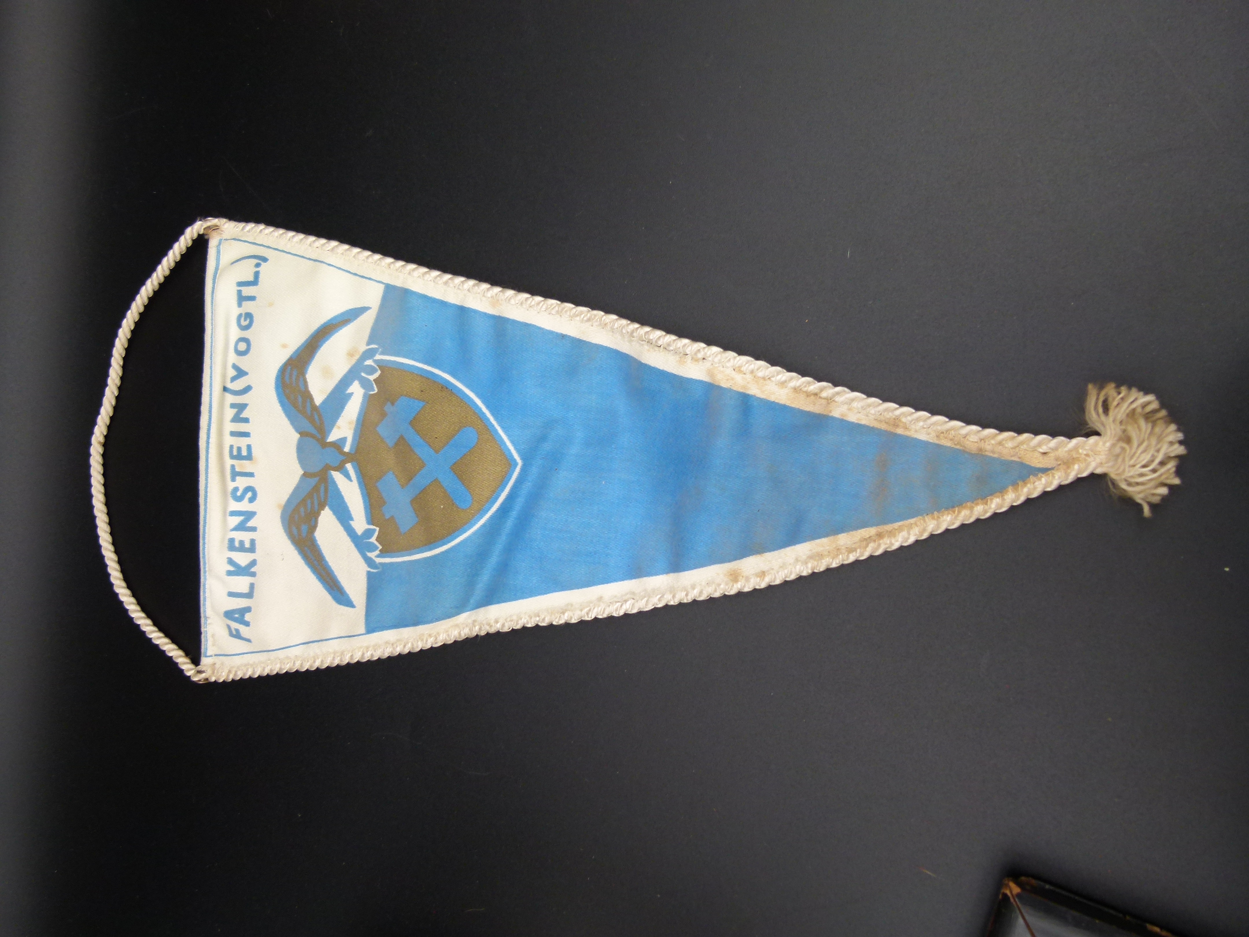 DDR Fußball Wimpel BSG Fortschritt Falkenstein