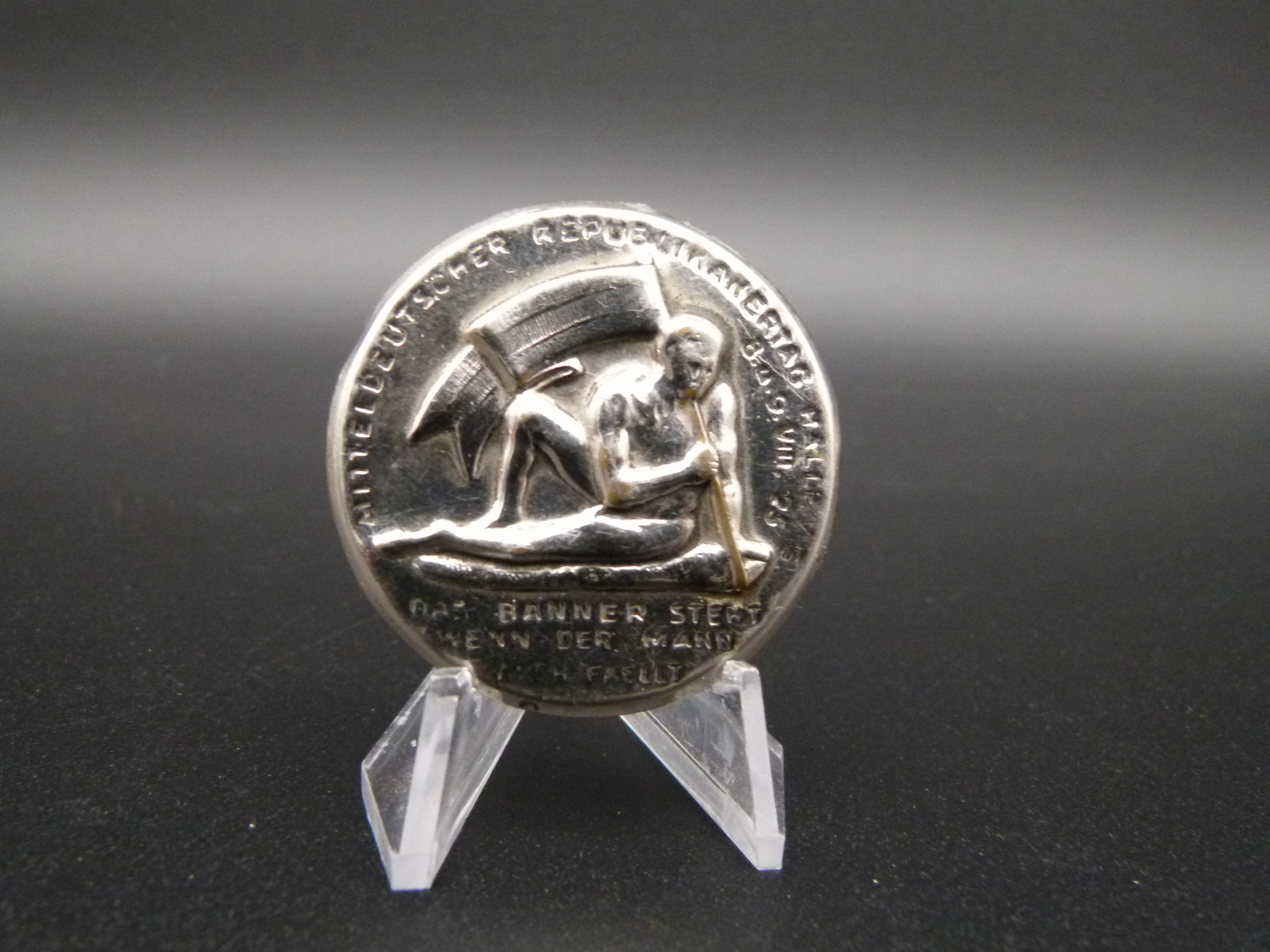 Abzeichen Republikanertag 1925 Halle Reichsbanner
