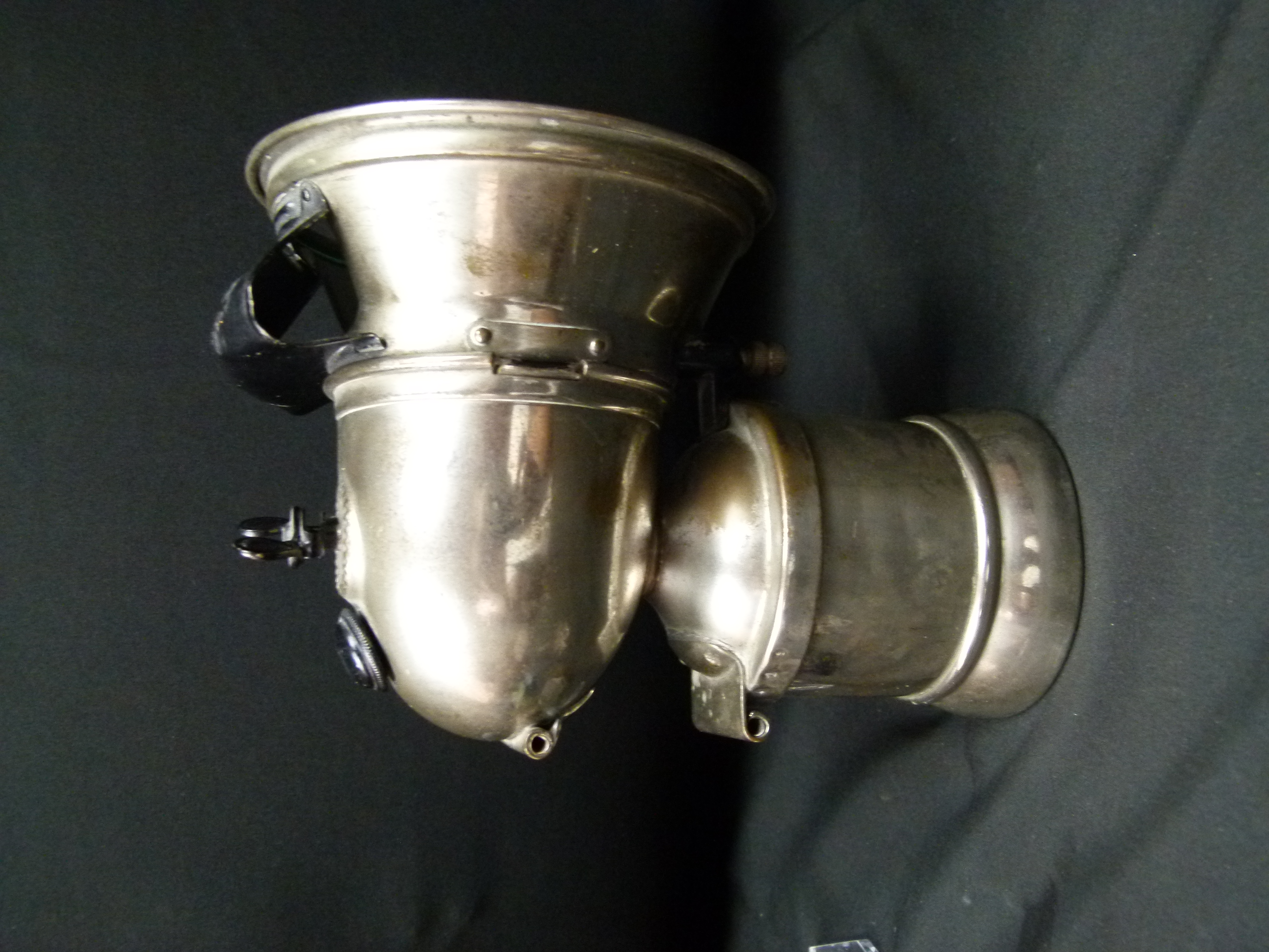 Antike Fahrradlampe Radsonne Carpidlampe