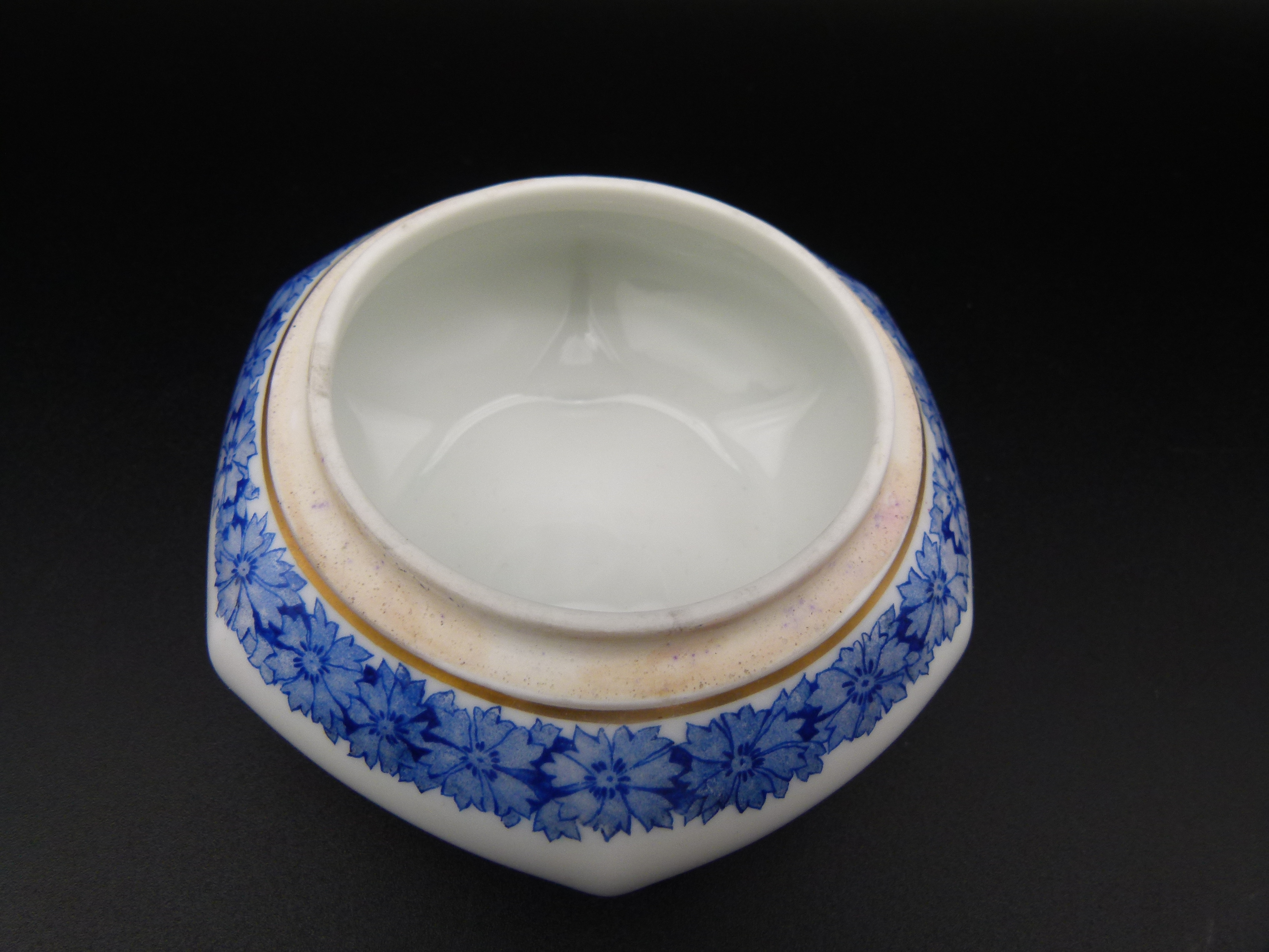 Patriotische Deckeldose EK2 1914 Fraureuth