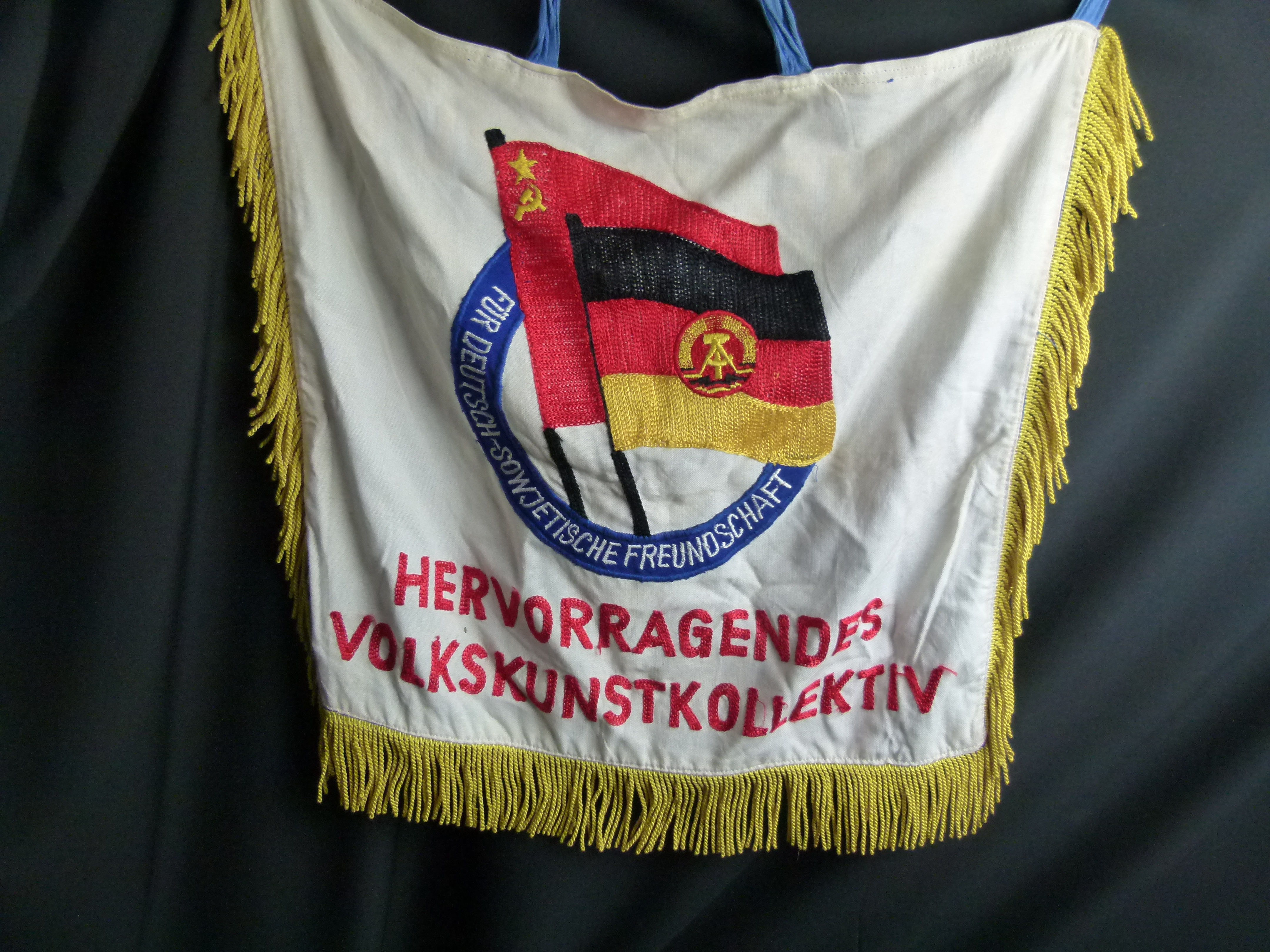  FDJ Fanfarenzug Ohrdruf Kurbelstickerei Tuch