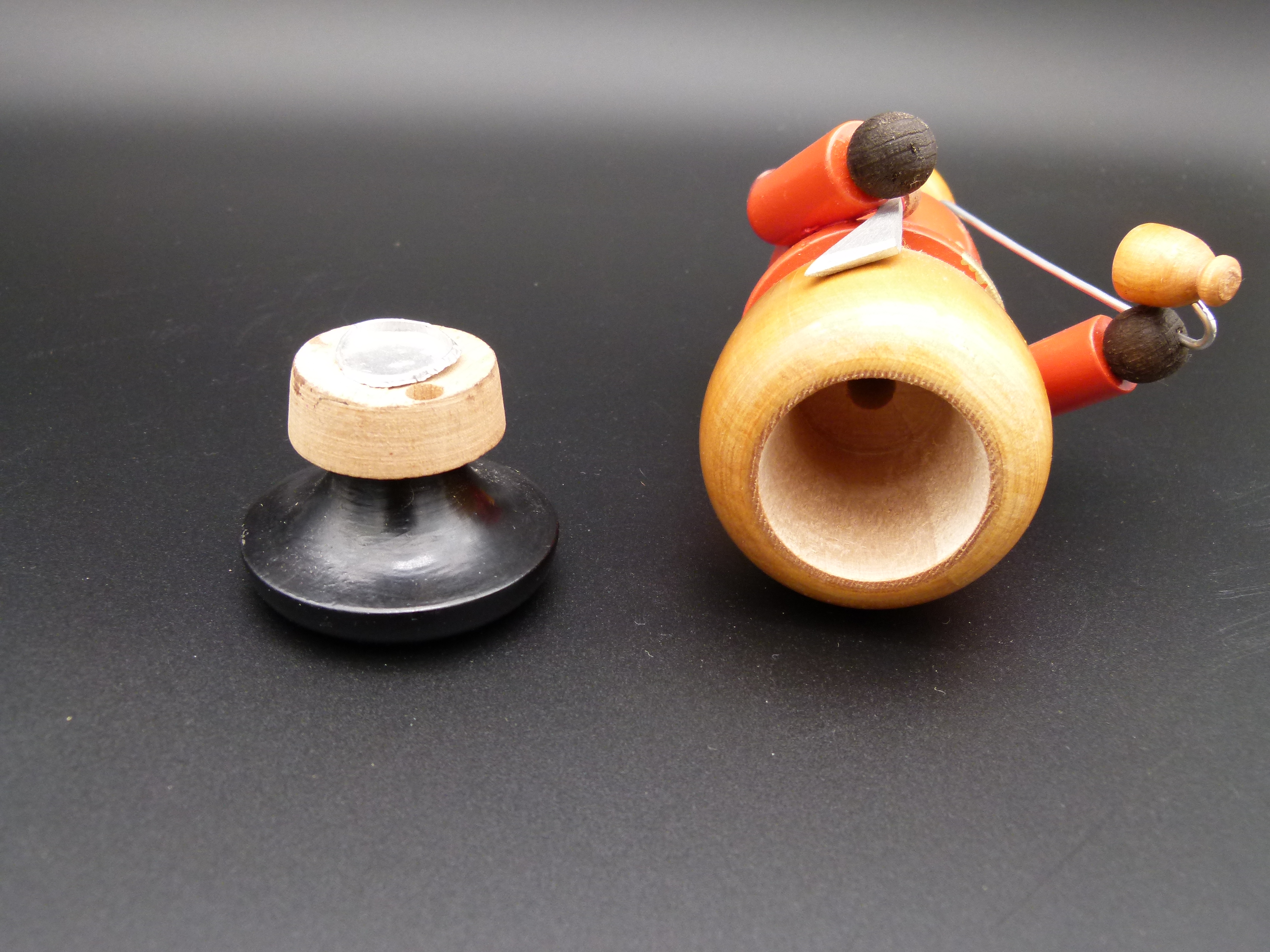 Fruehes DDR Raeuchermaennchen Mohr Erzgebirge 