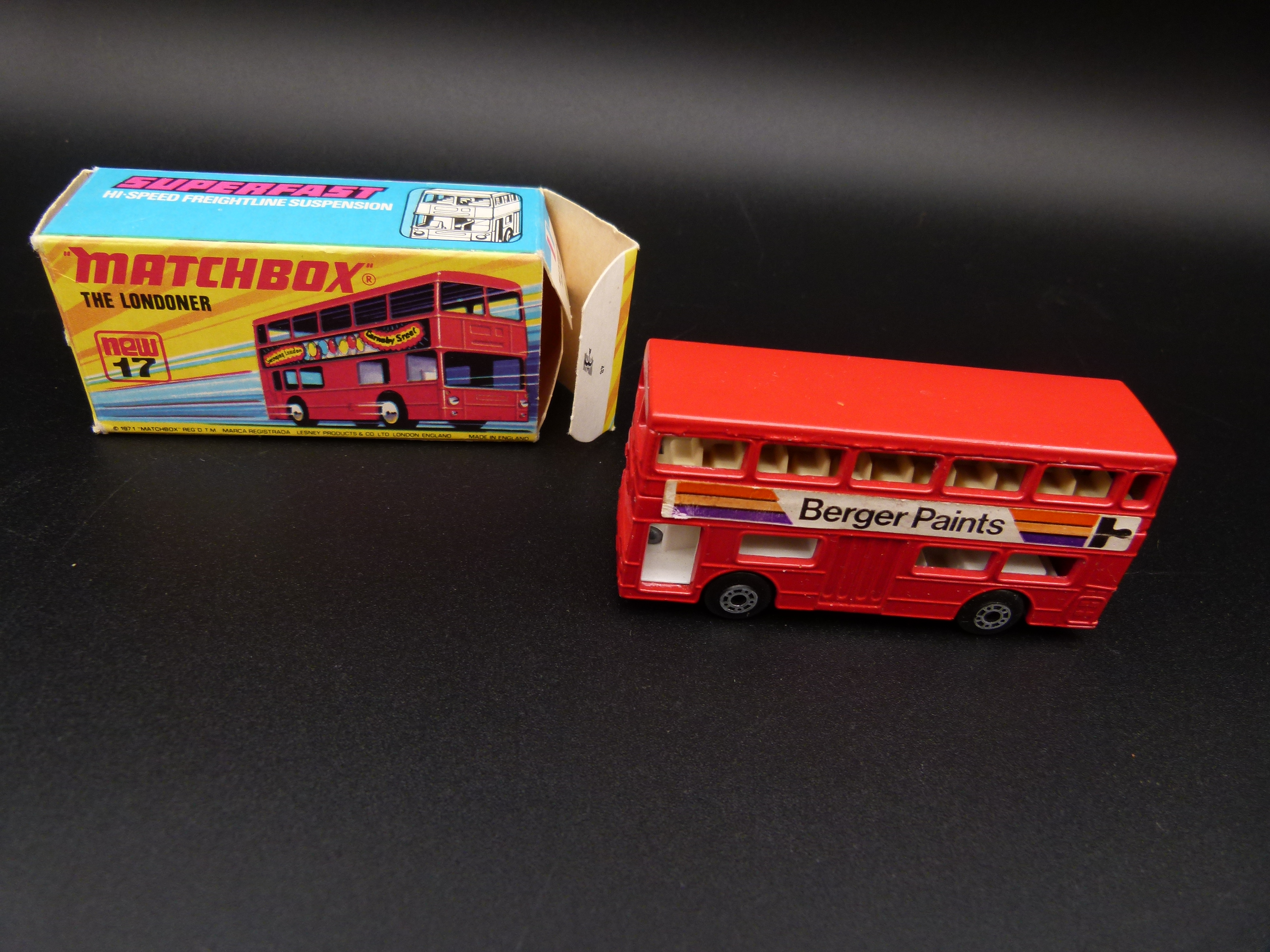 Matchbox The Londoner Bus 1972 in OVP