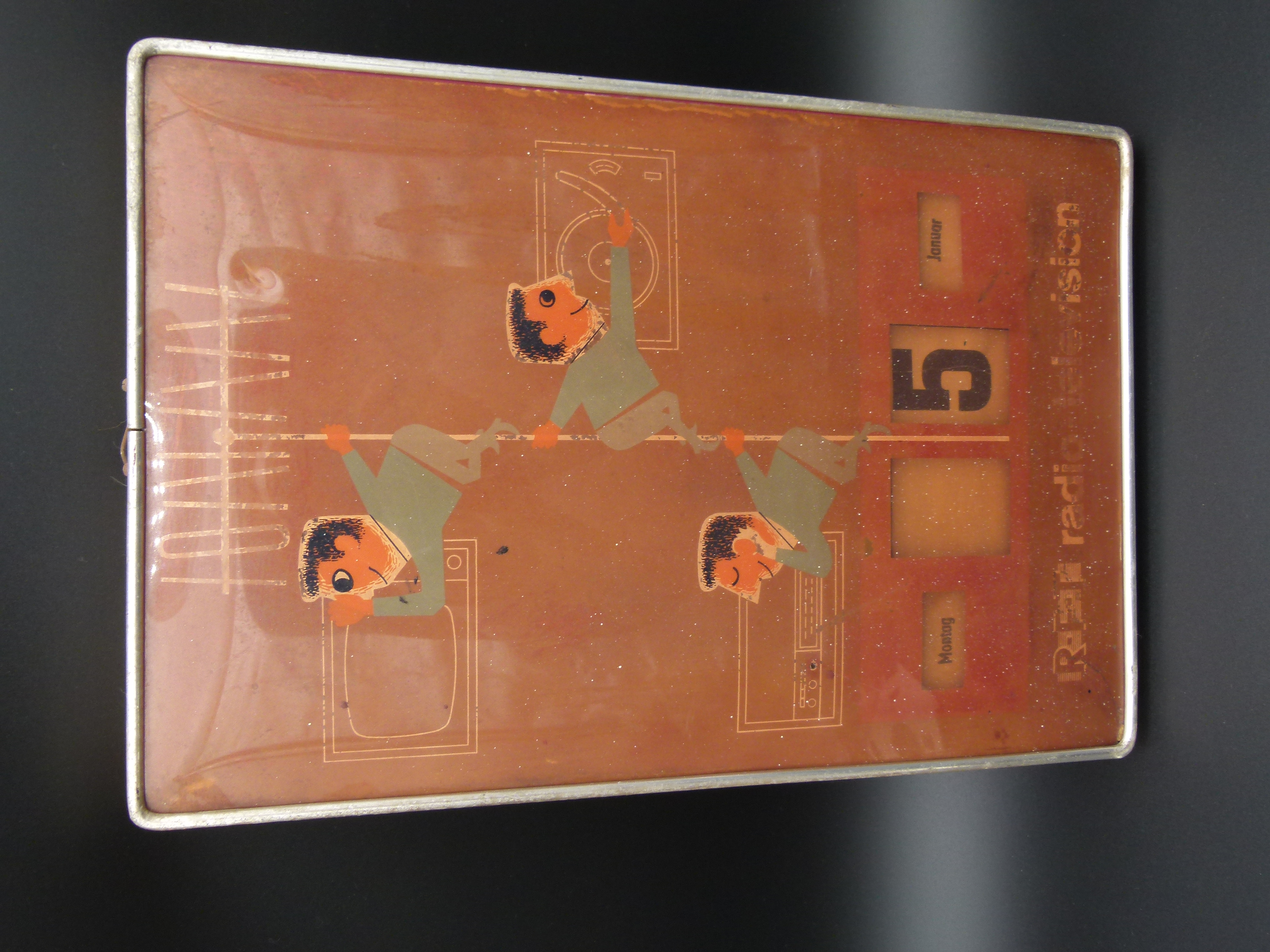 RFT Radio Television Dauerkalender Raritaet Werbung