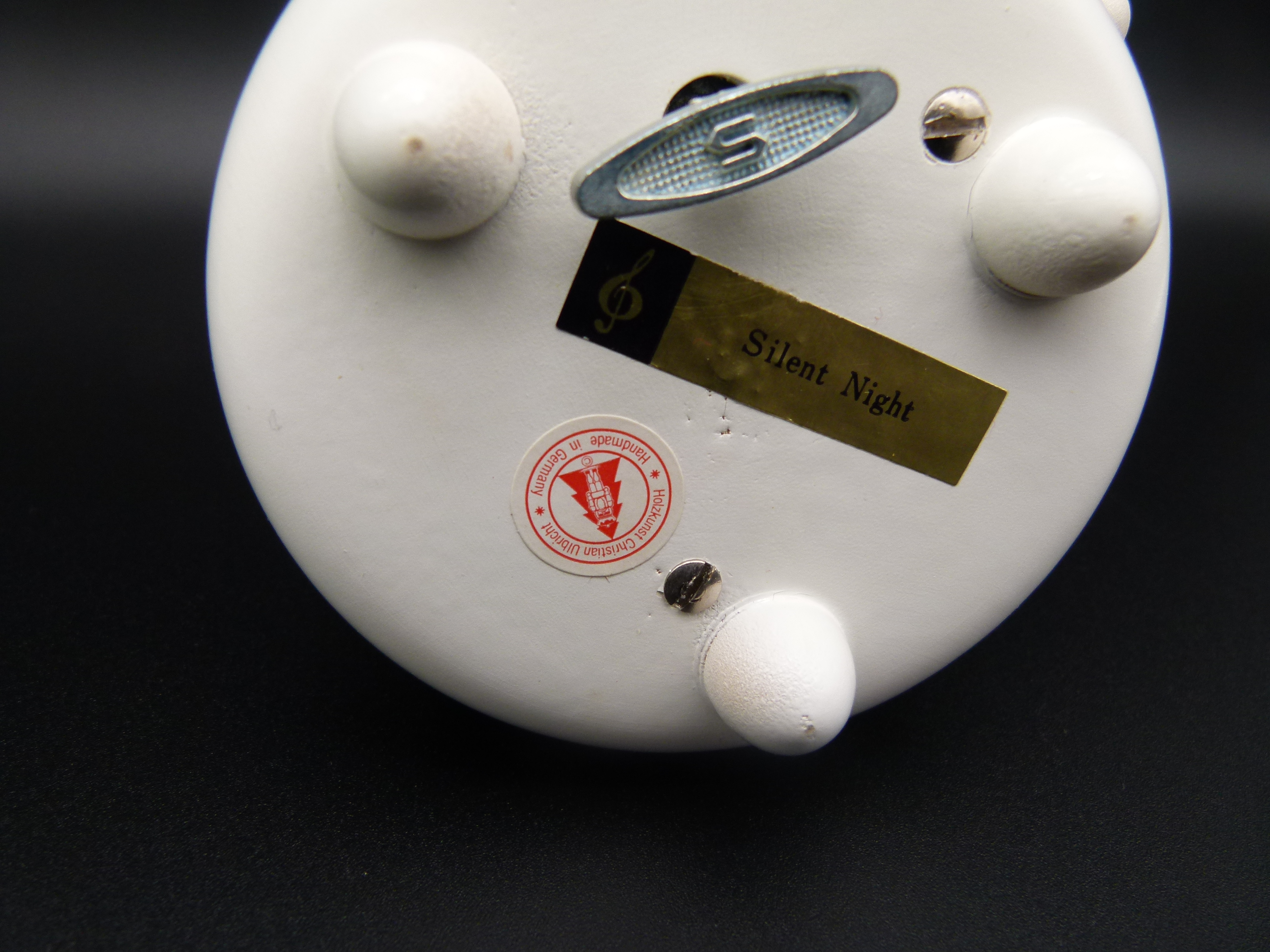 Spieluhr Engel weiß Ulbricht Stille Nacht in OVP