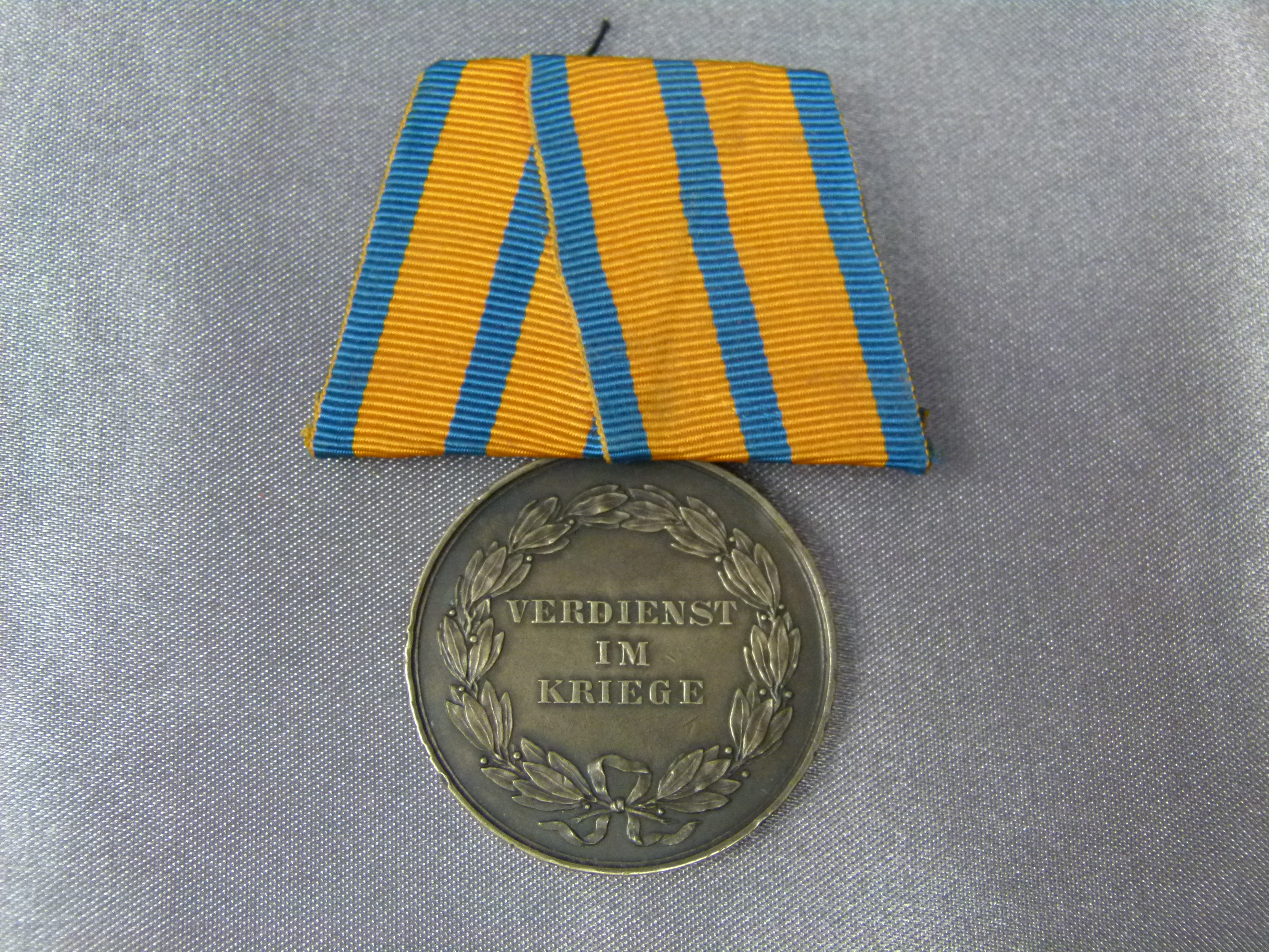Silberne Medaille für Verdienst im Kriege 1914 Einzelspange