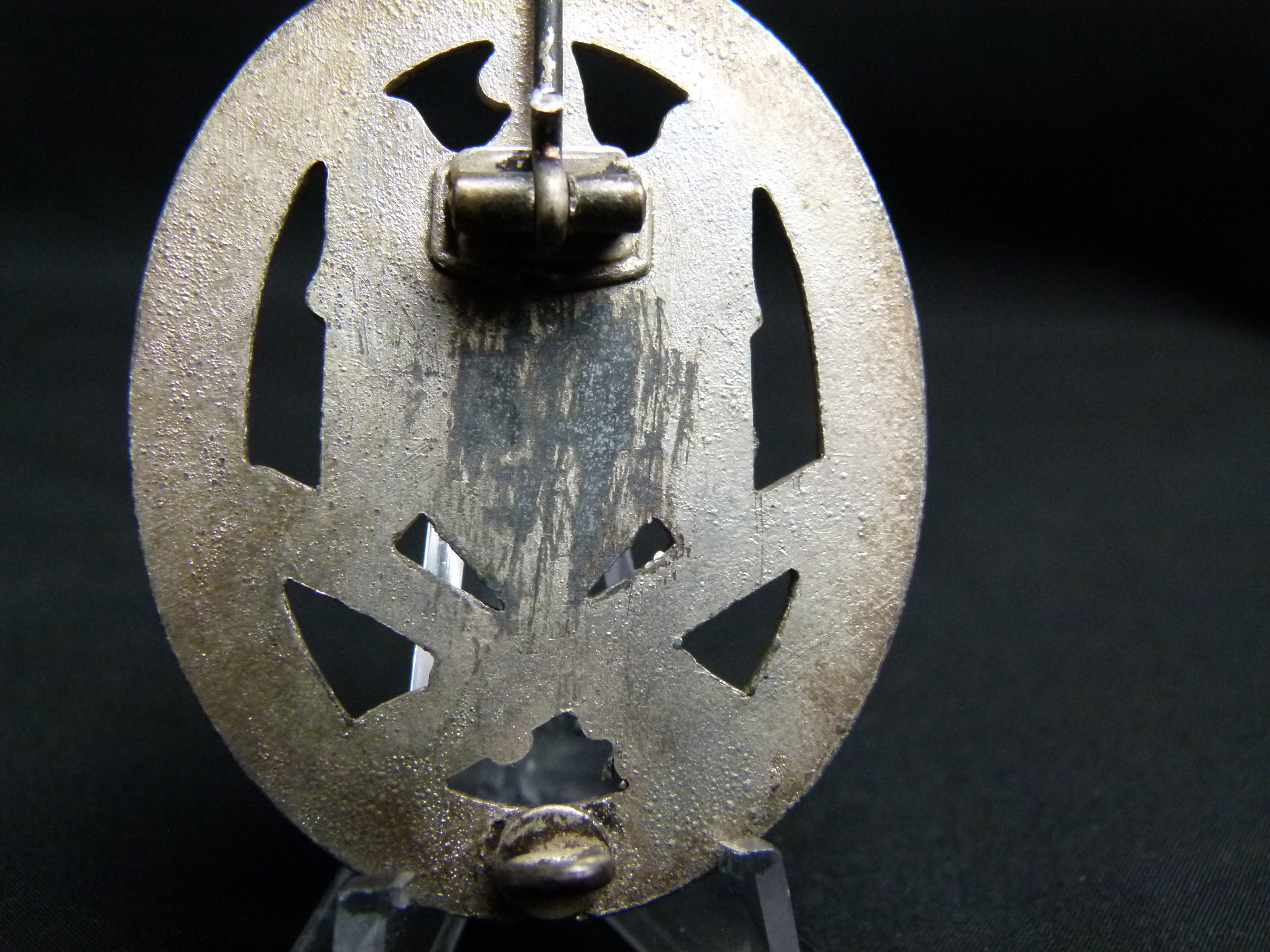 Allgemeines Sturmabzeichen top Versilberung