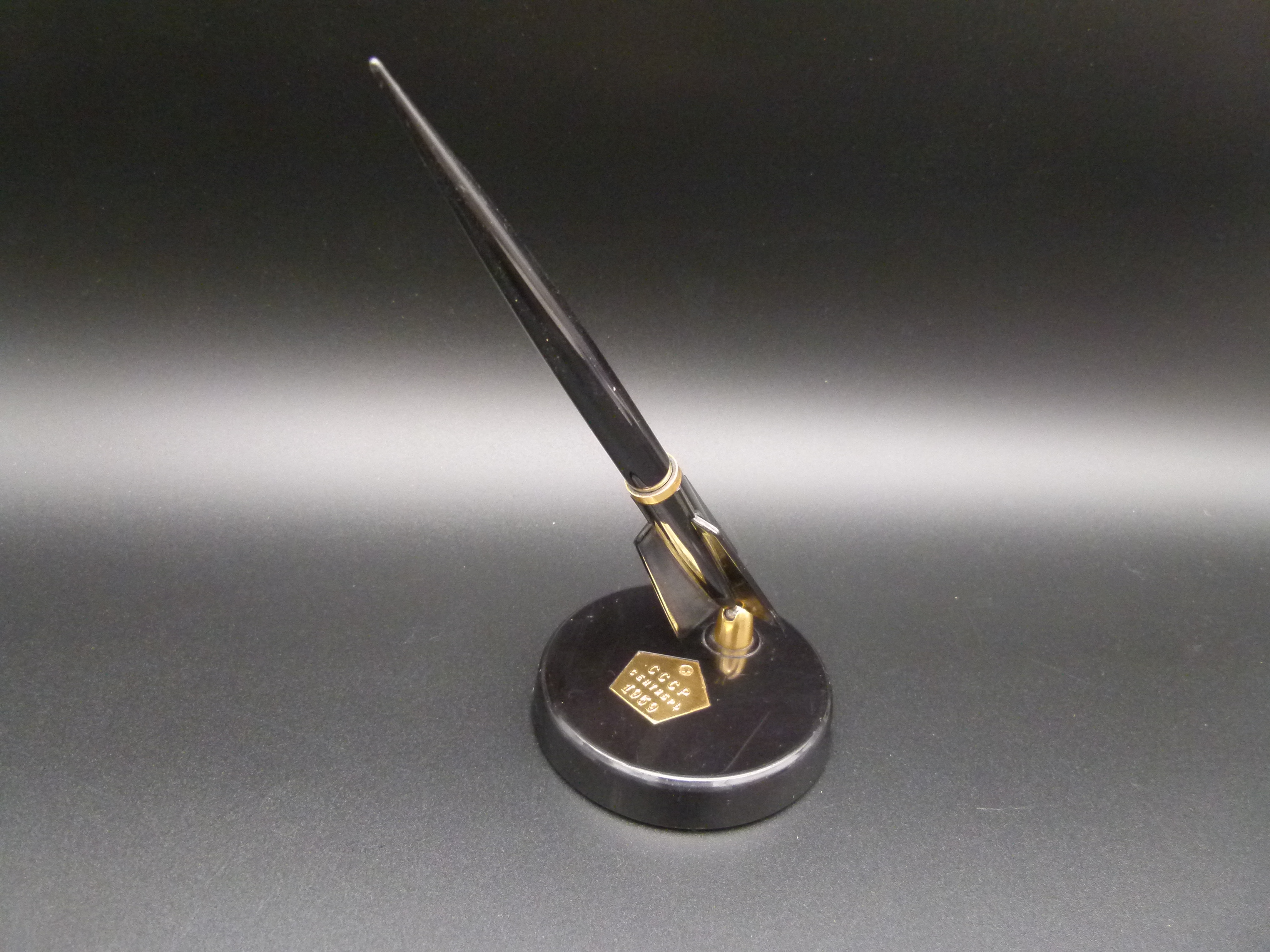 Russischer Fueller 1959 Rakete Schreibset CCCP